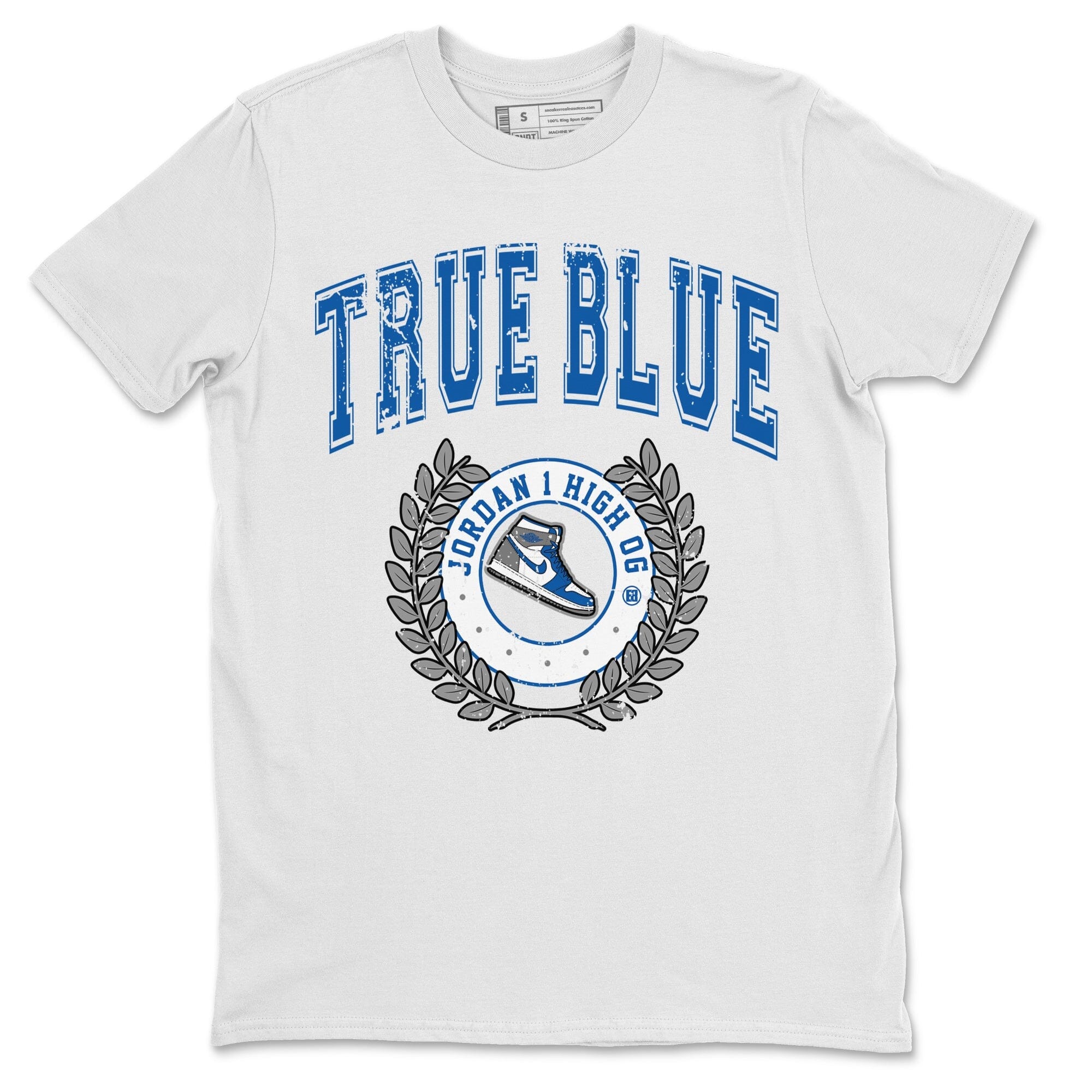 snkmatch Letter Unisex Tops - Air Jordan 1 True Blue