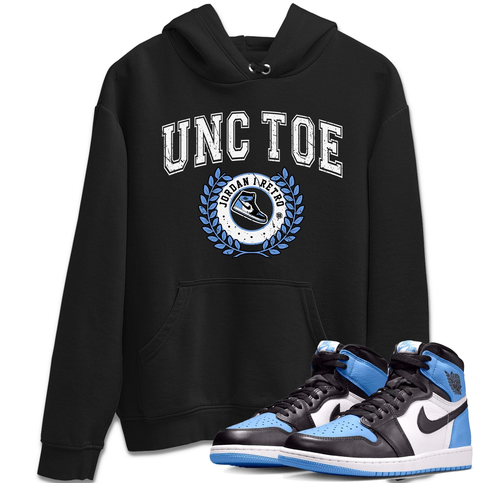 snkmatch Letter snkmatch Tee - Air Jordan 1 UNC Toe