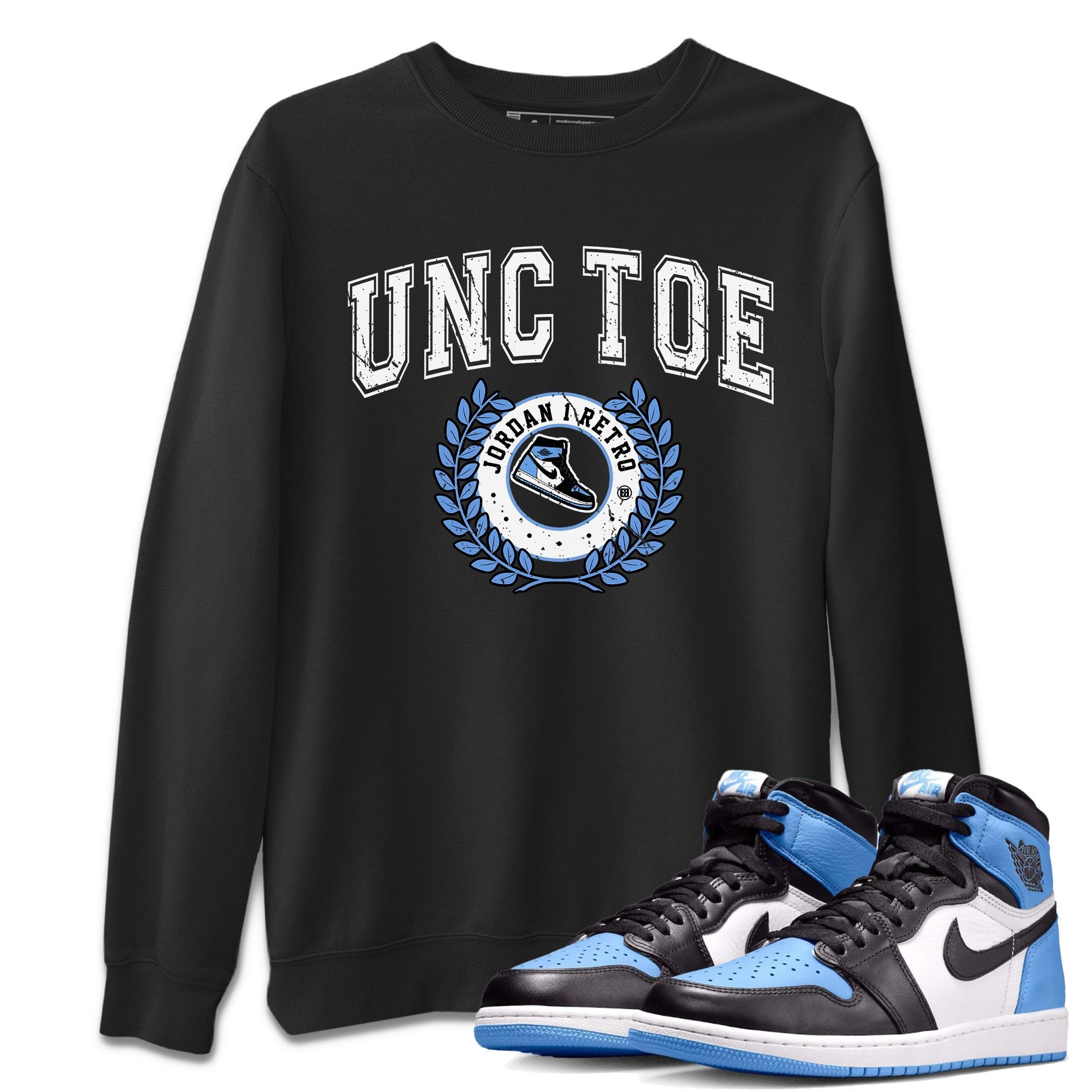 snkmatch Letter snkmatch Tee - Air Jordan 1 UNC Toe
