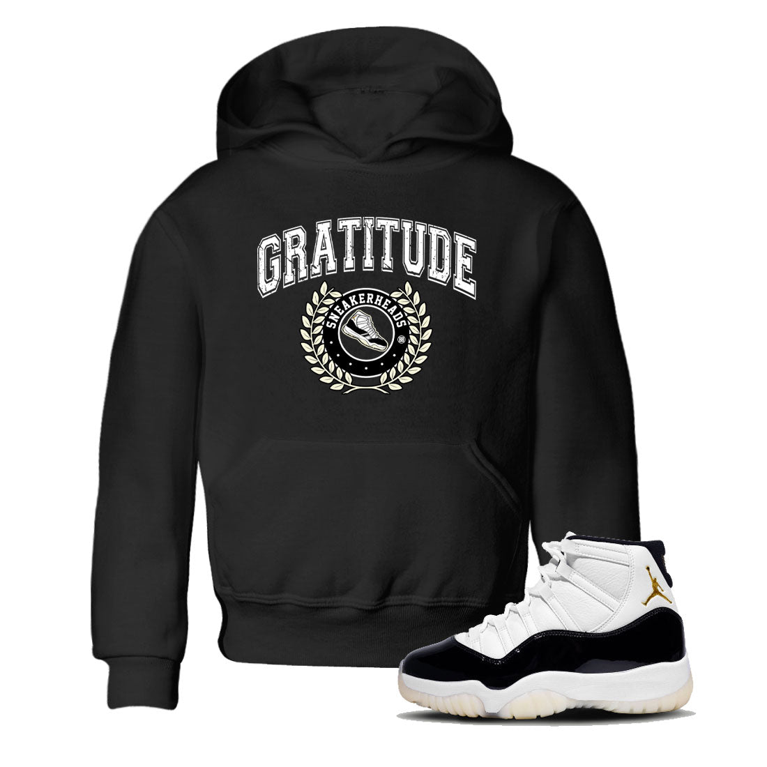 snkmatch Letter snkmatch Tee Kids - Air Jordan 11 Gratitude