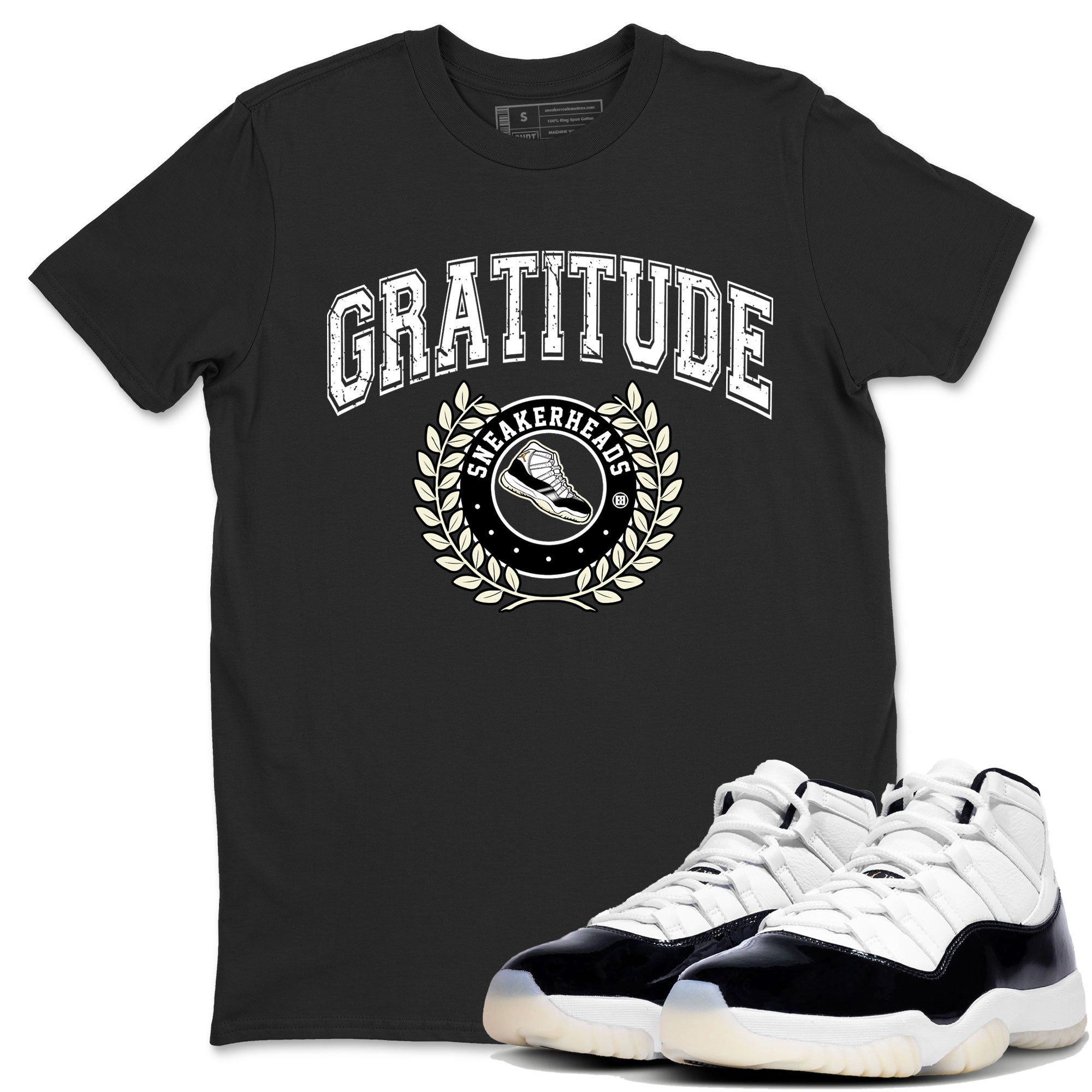 snkmatch Letter snkmatch Tee - Air Jordan 11 Gratitude