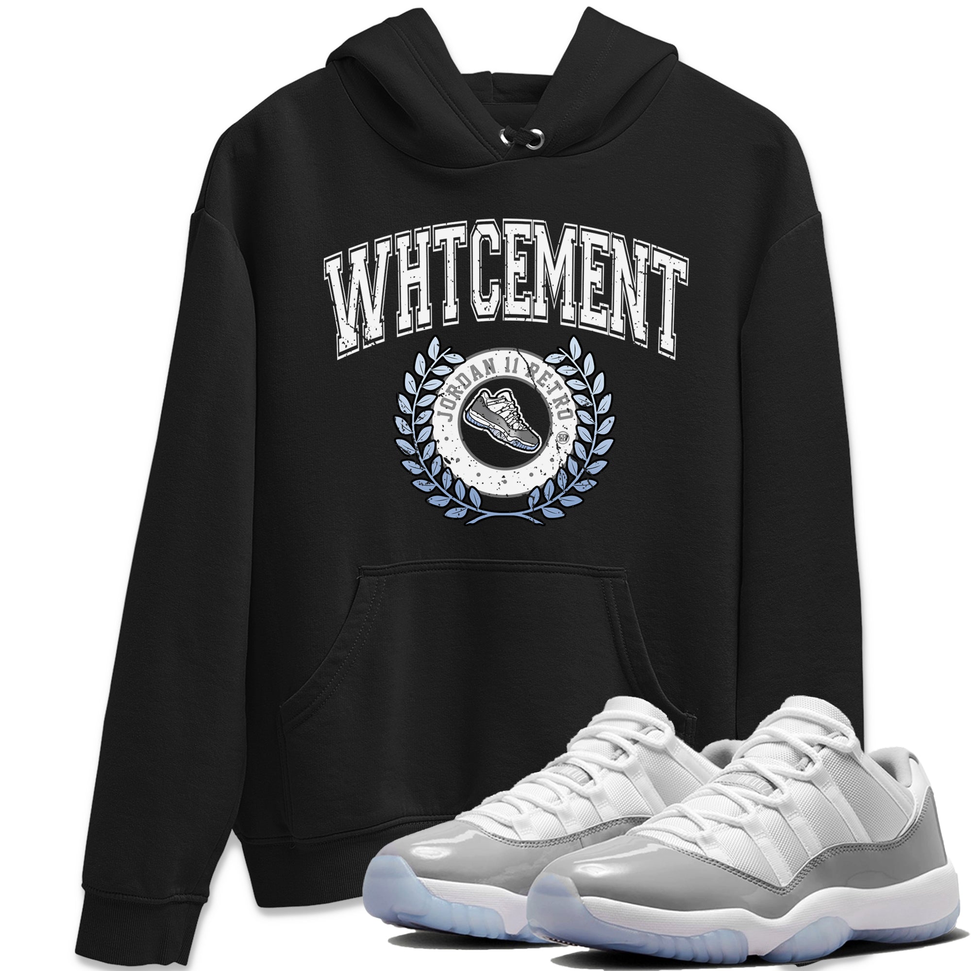 snkmatch Letter Unisex Tops - Air Jordan 11 White Cement
