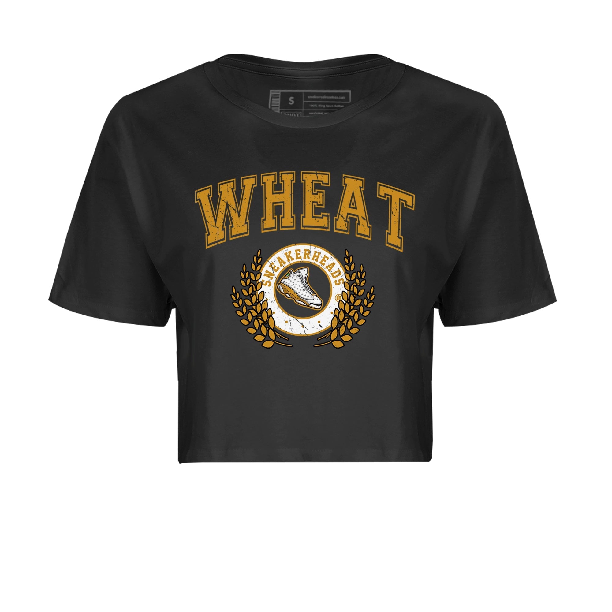 snkmatch Letter Women's Tops - Air Jordan 13 Wheat