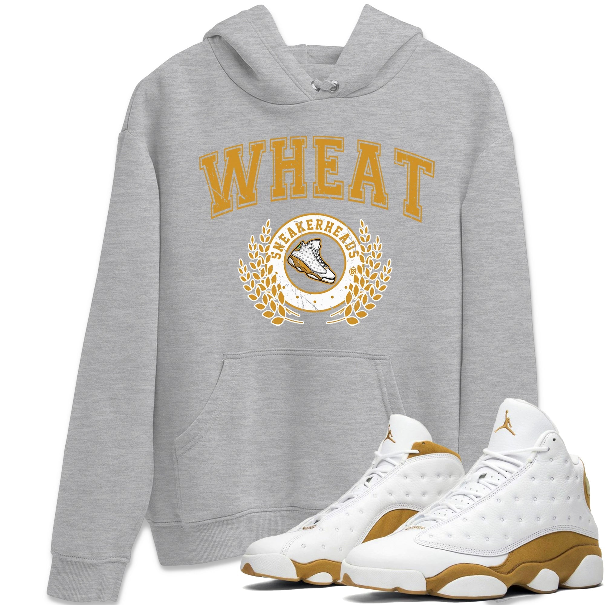 snkmatch Letter Unisex Tops - Air Jordan 13 Wheat