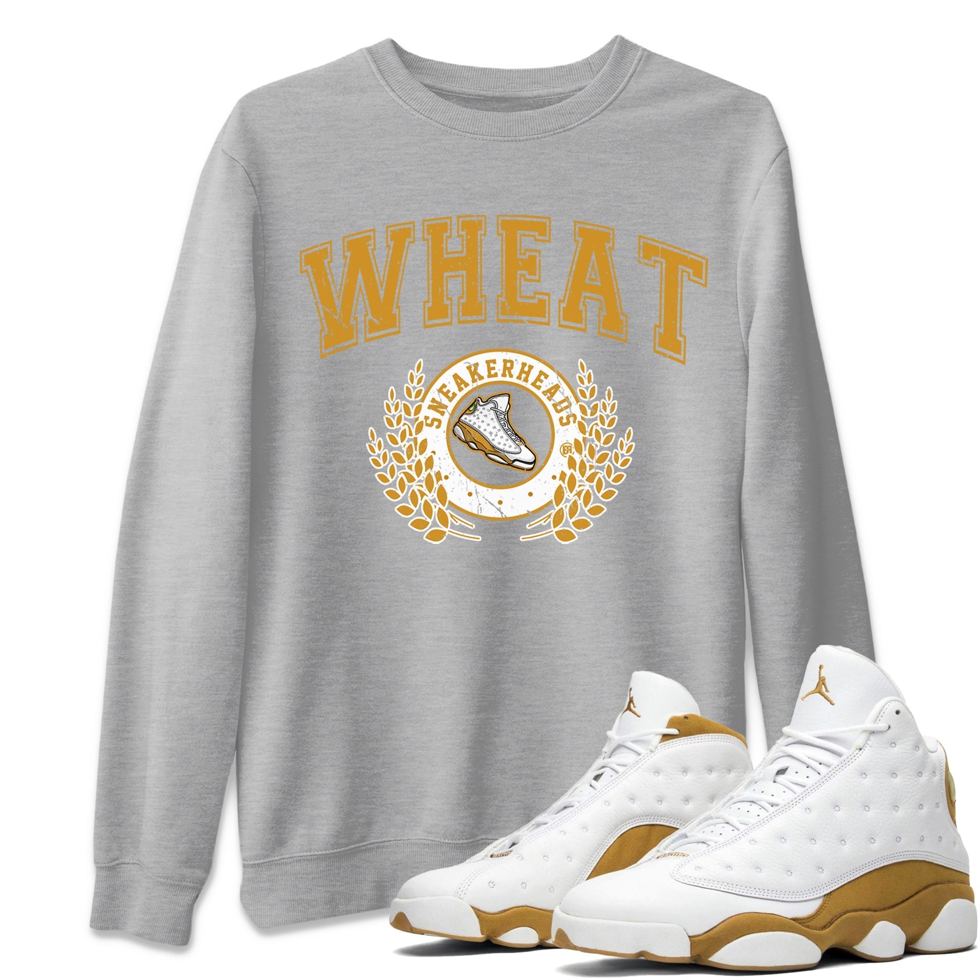 snkmatch Letter Unisex Tops - Air Jordan 13 Wheat