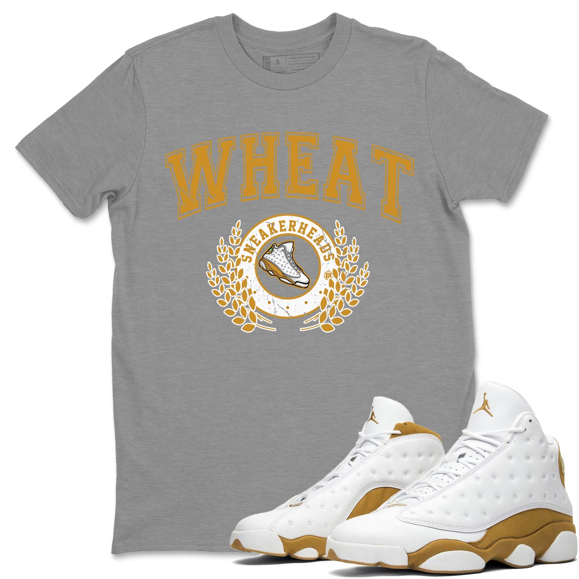 snkmatch Letter Unisex Tops - Air Jordan 13 Wheat