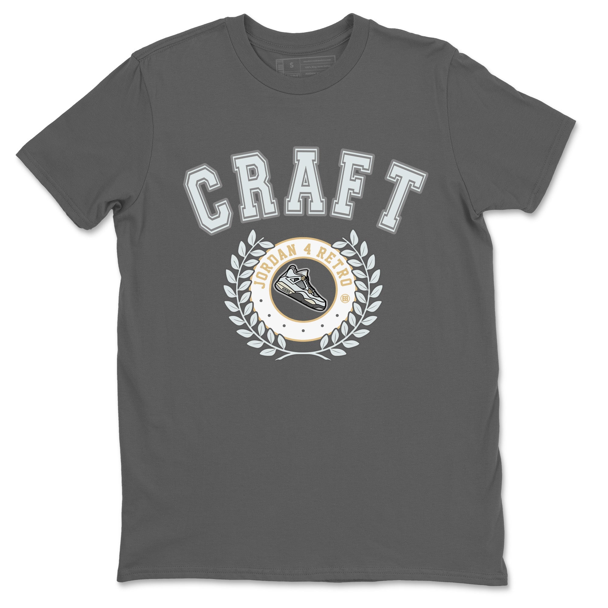 snkmatch Letter Unisex Tops - Air Jordan 4 Craft