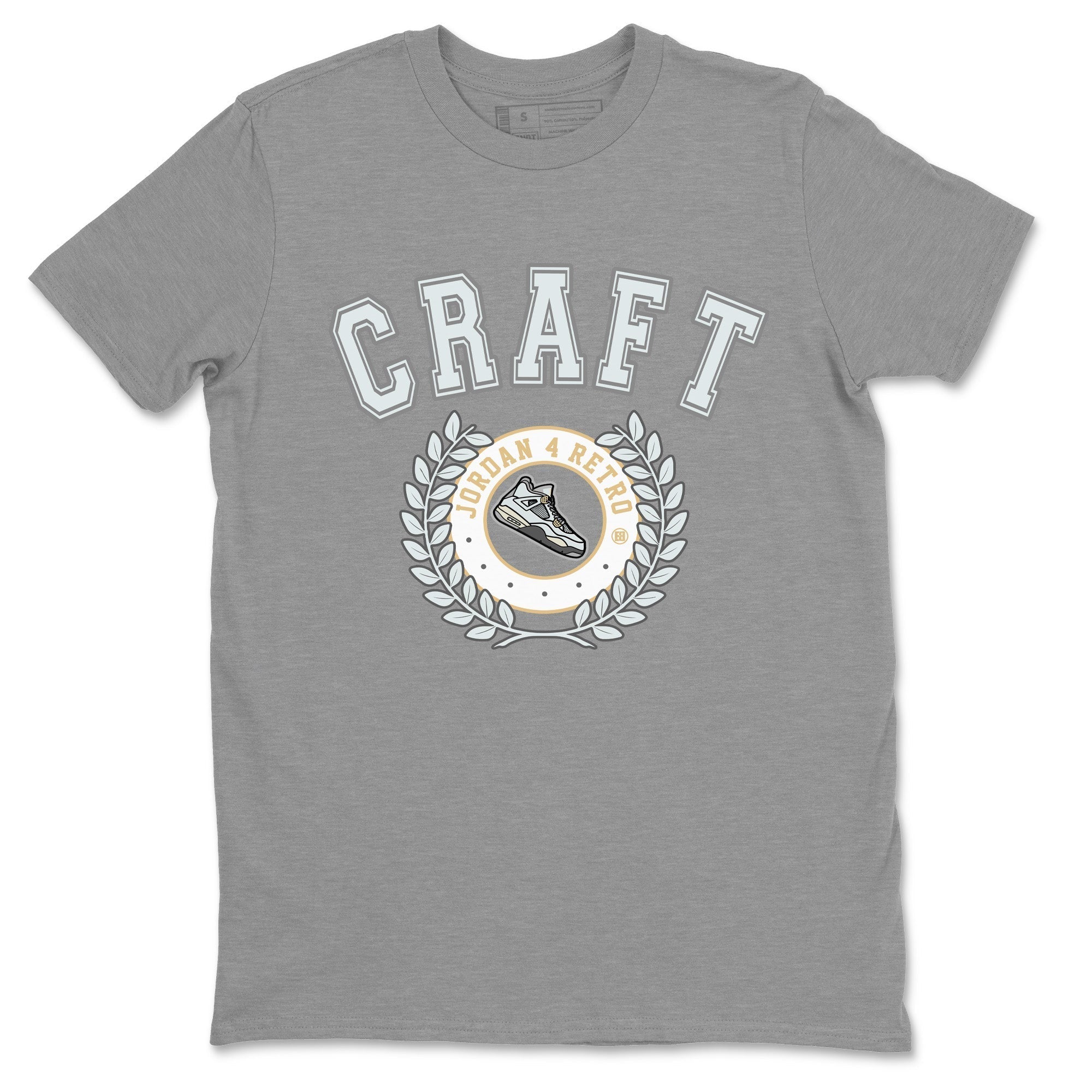 snkmatch Letter Unisex Tops - Air Jordan 4 Craft