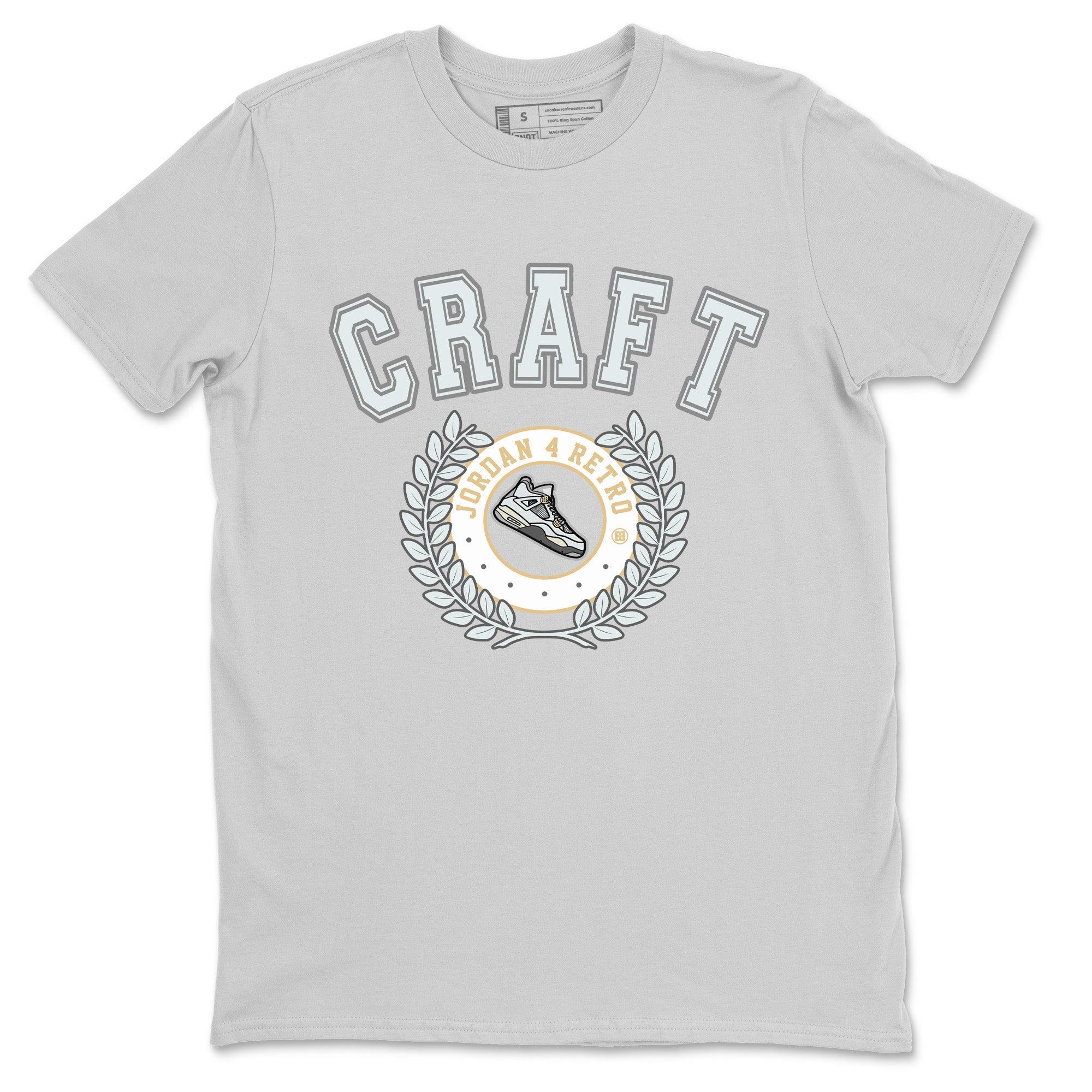snkmatch Letter Unisex Tops - Air Jordan 4 Craft