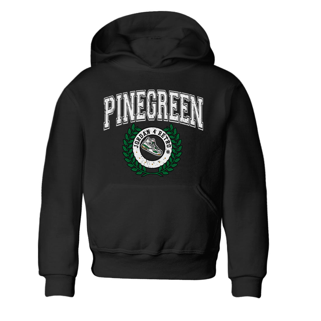 snkmatch Letter Kids Tops - Air Jordan 4 Pine Green SB