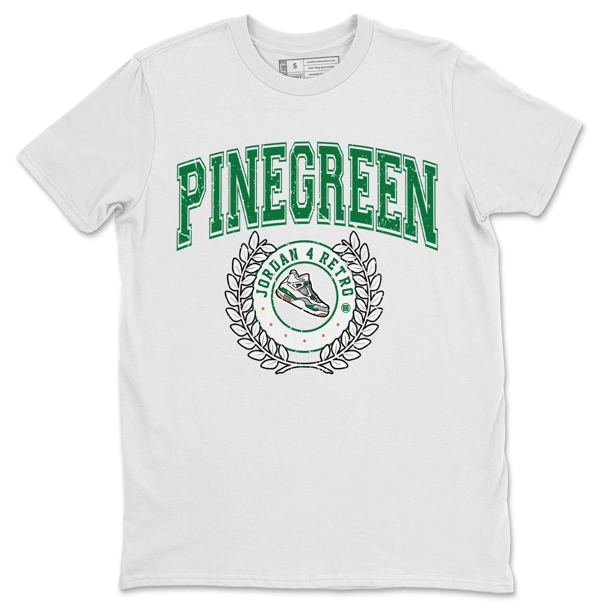 snkmatch Letter Unisex Tops - Air Jordan 4 Pine Green