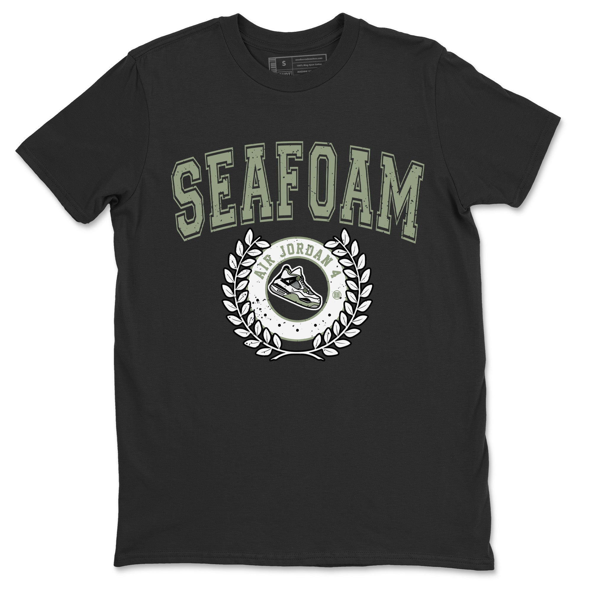 snkmatch Letter Unisex Tops - Air Jordan 4 Seafoam