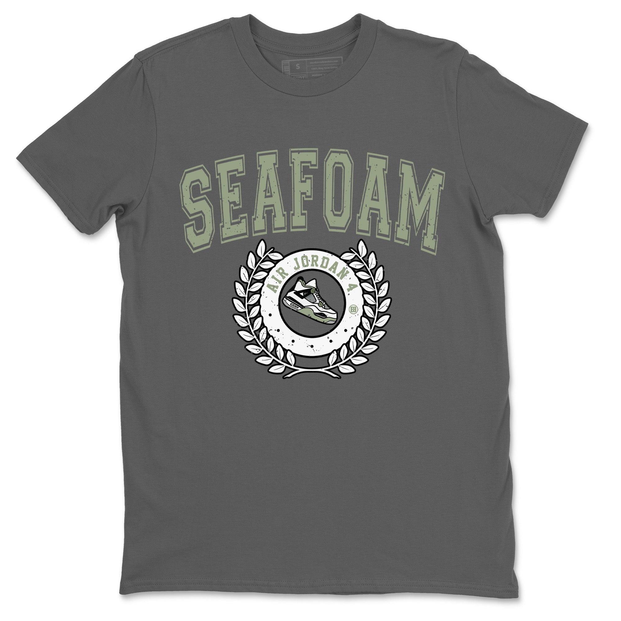 snkmatch Letter Unisex Tops - Air Jordan 4 Seafoam