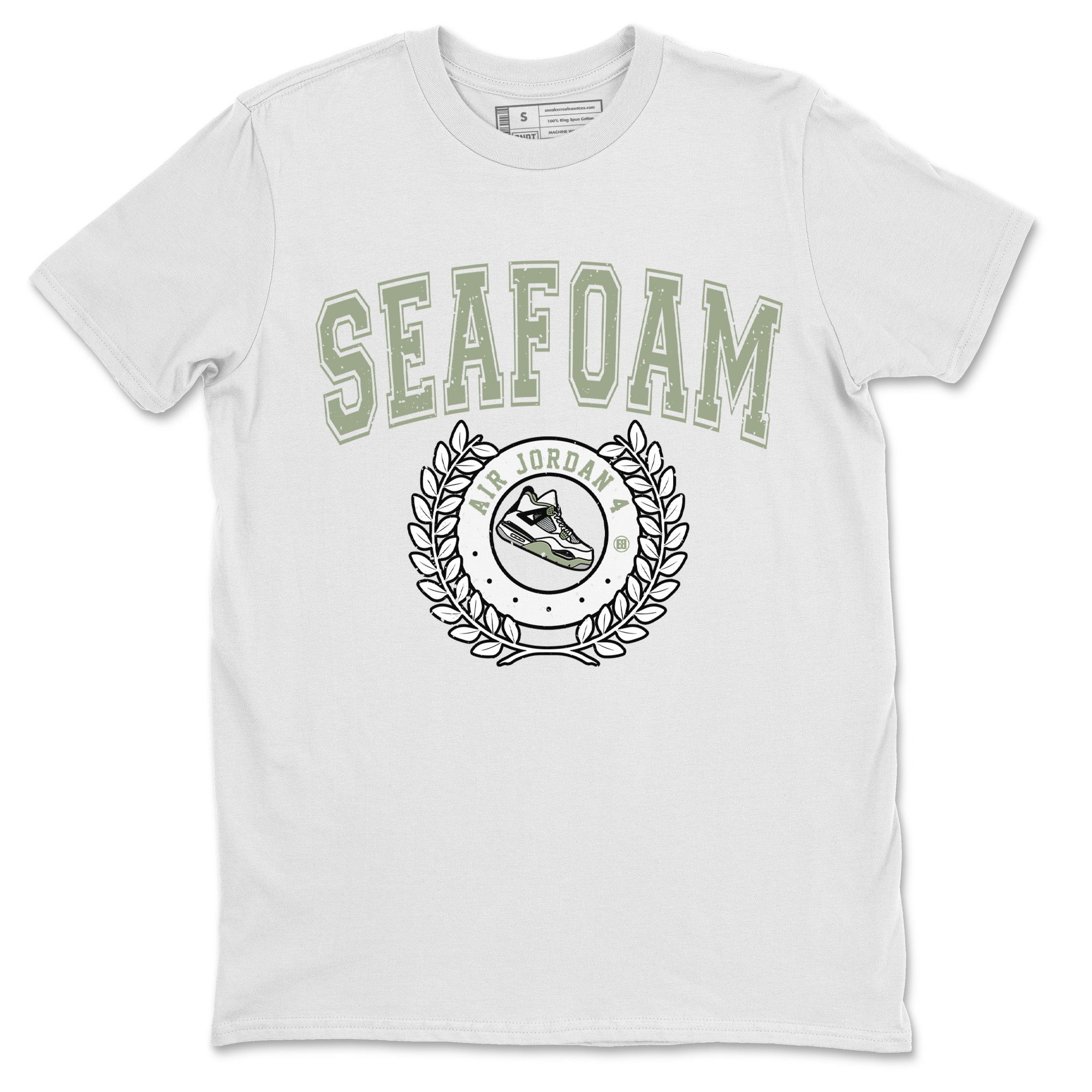 snkmatch Letter Unisex Tops - Air Jordan 4 Seafoam