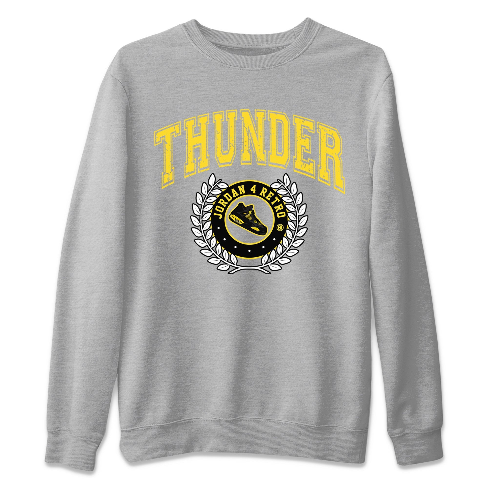 snkmatch Letter Unisex Tops - Air Jordan 4 Thunder