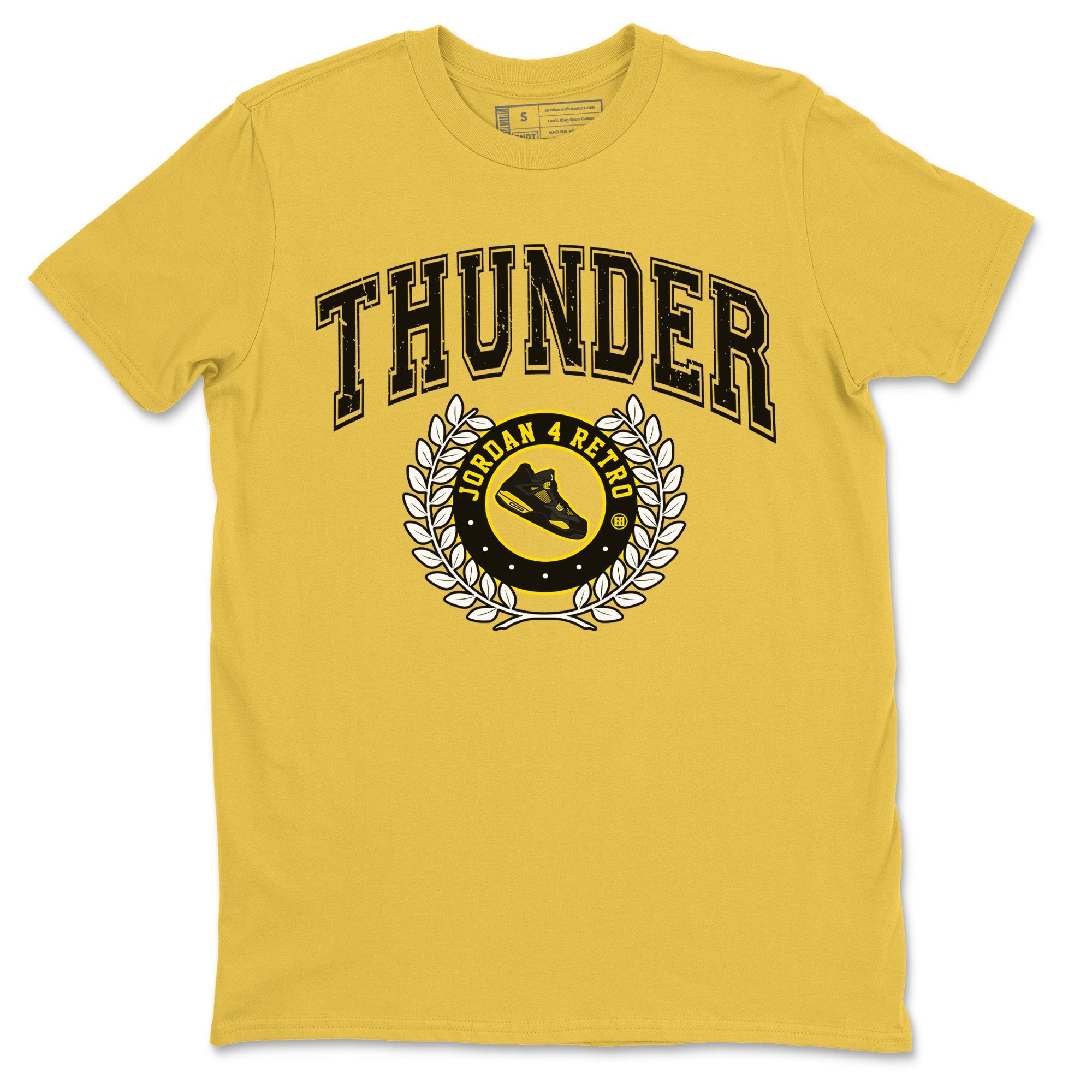 snkmatch Letter Unisex Tops - Air Jordan 4 Thunder