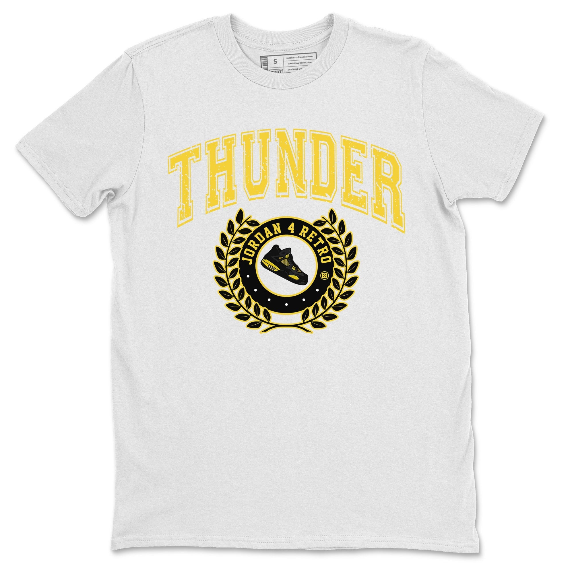snkmatch Letter Unisex Tops - Air Jordan 4 Thunder