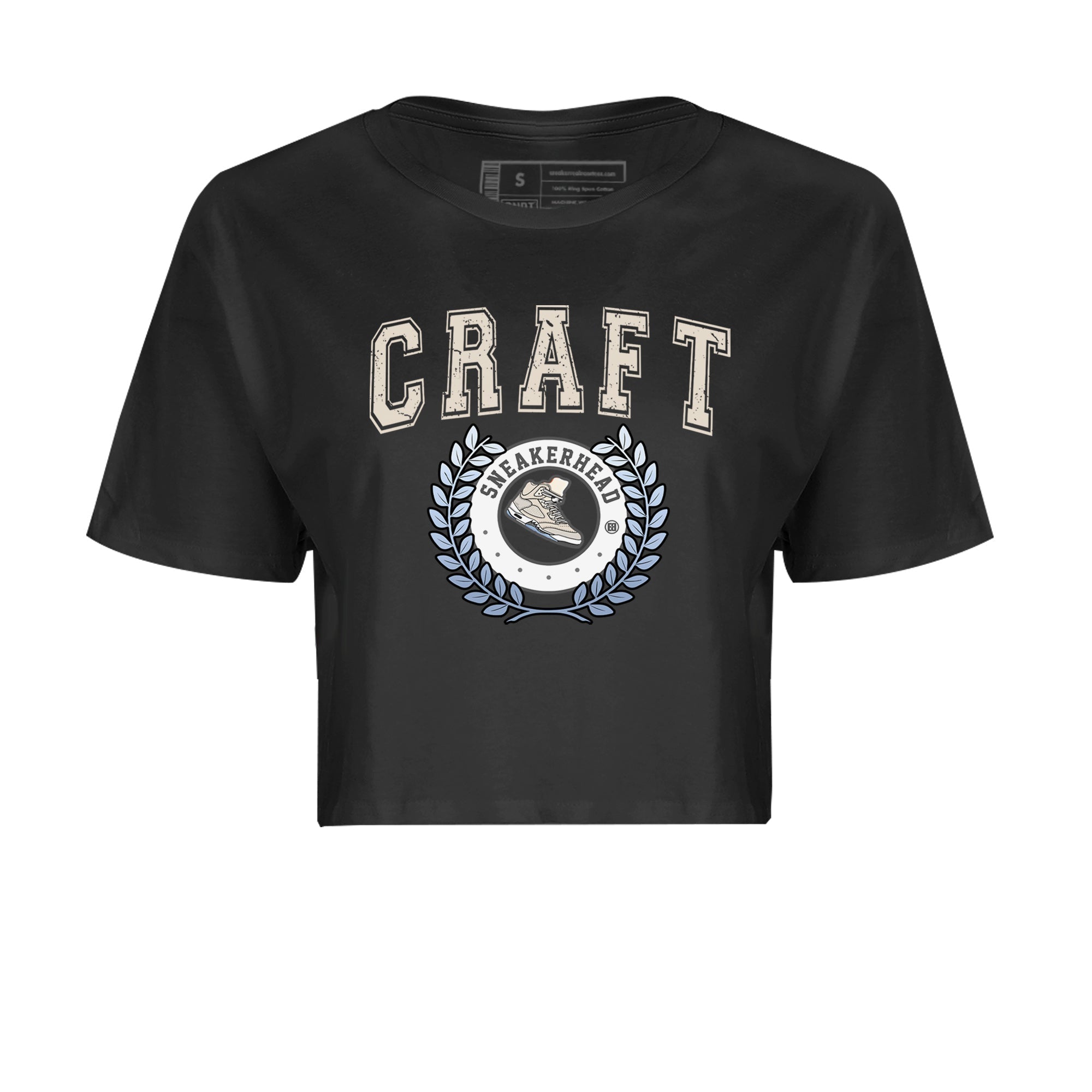 snkmatch Letter Women's Tops - Air Jordan 5 Craft