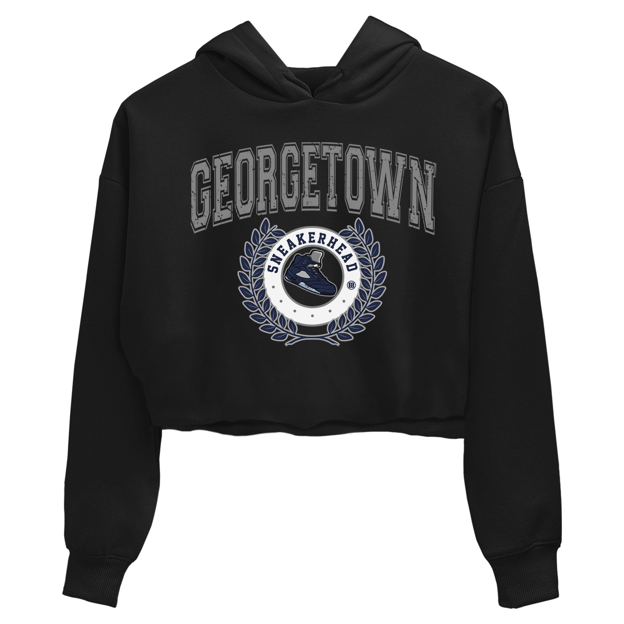 snkmatch Letter snkmatch Women's Top - Air Jordan 5 Georgetown
