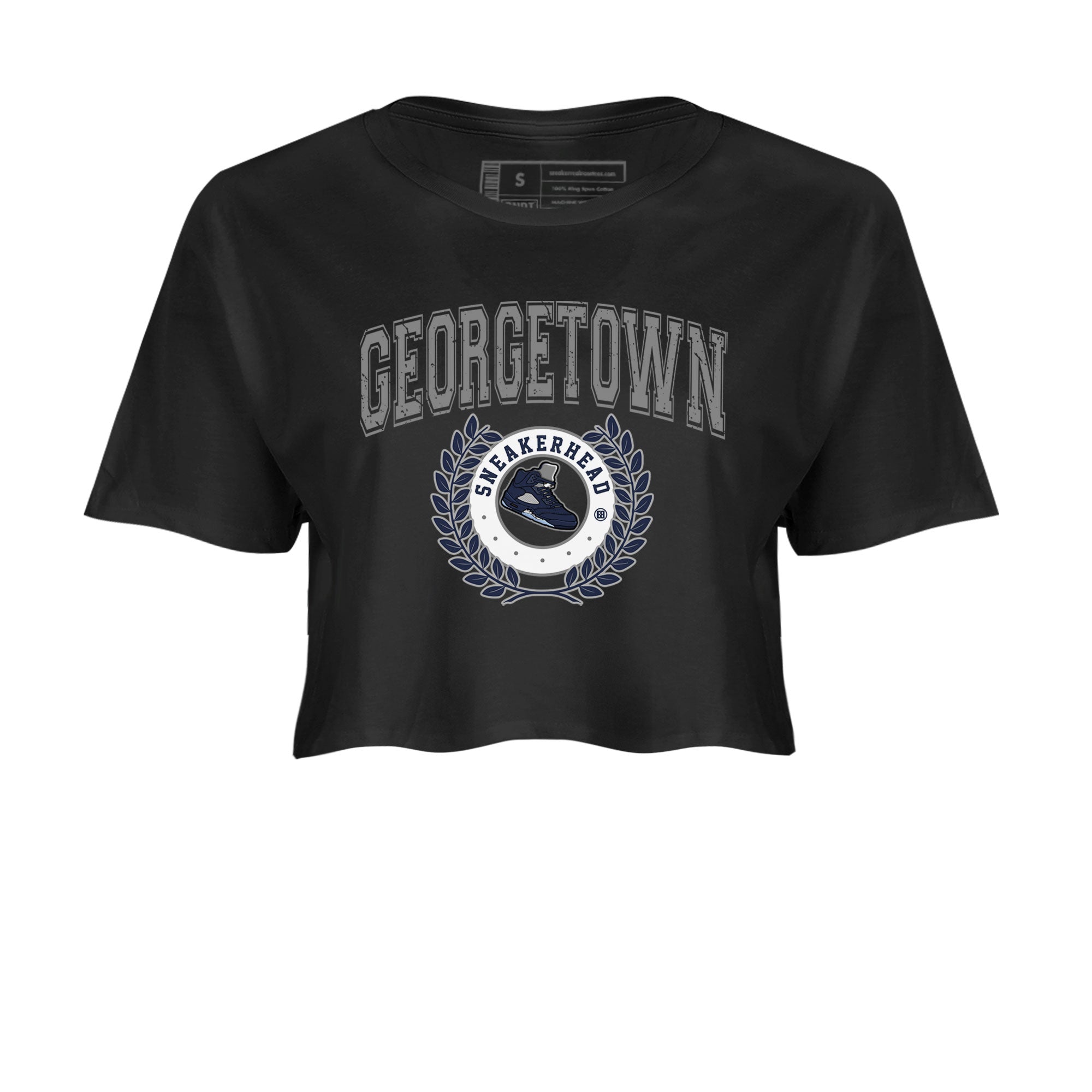 snkmatch Letter snkmatch Women's Top - Air Jordan 5 Georgetown