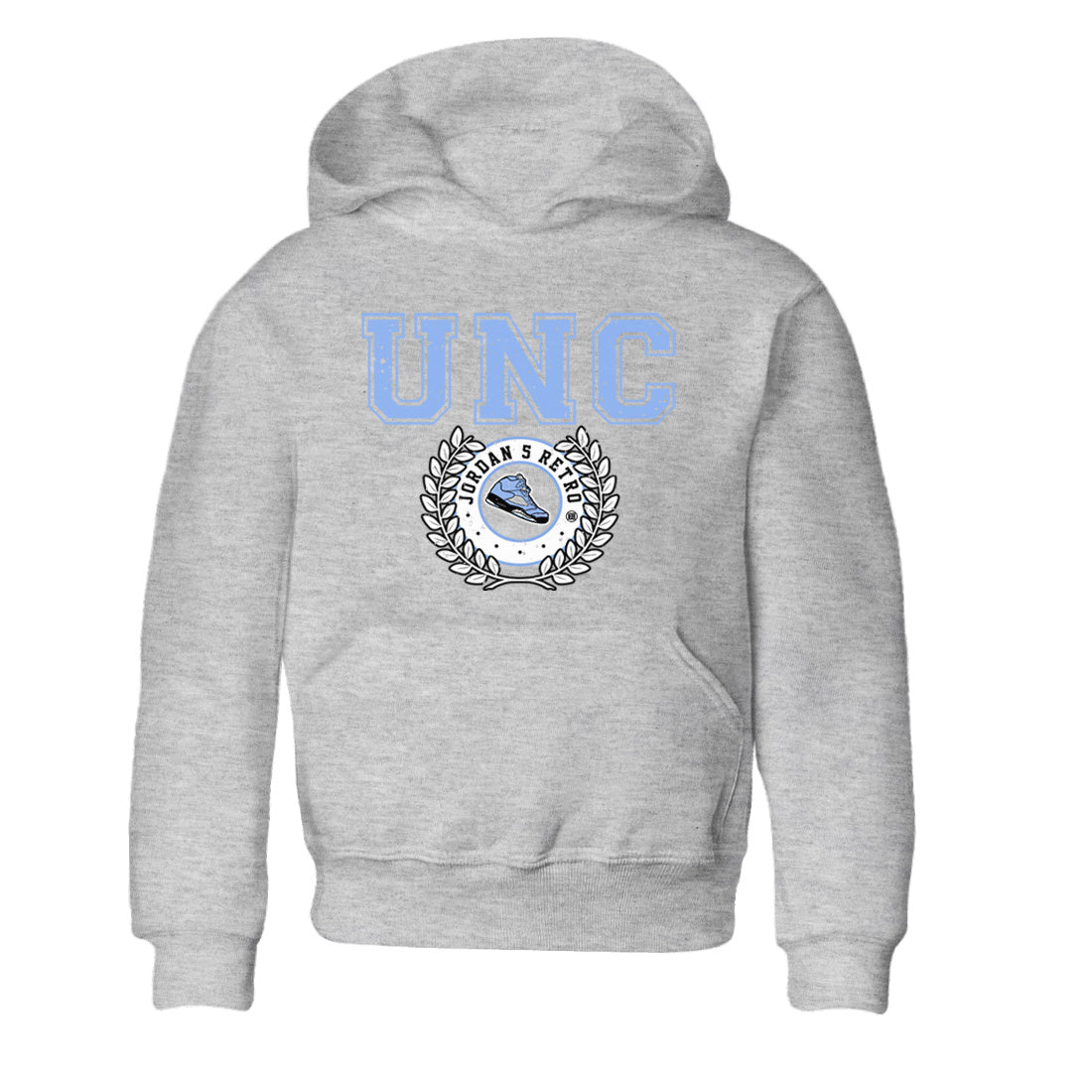 snkmatch Letter Kids Tops - Air Jordan 5 UNC