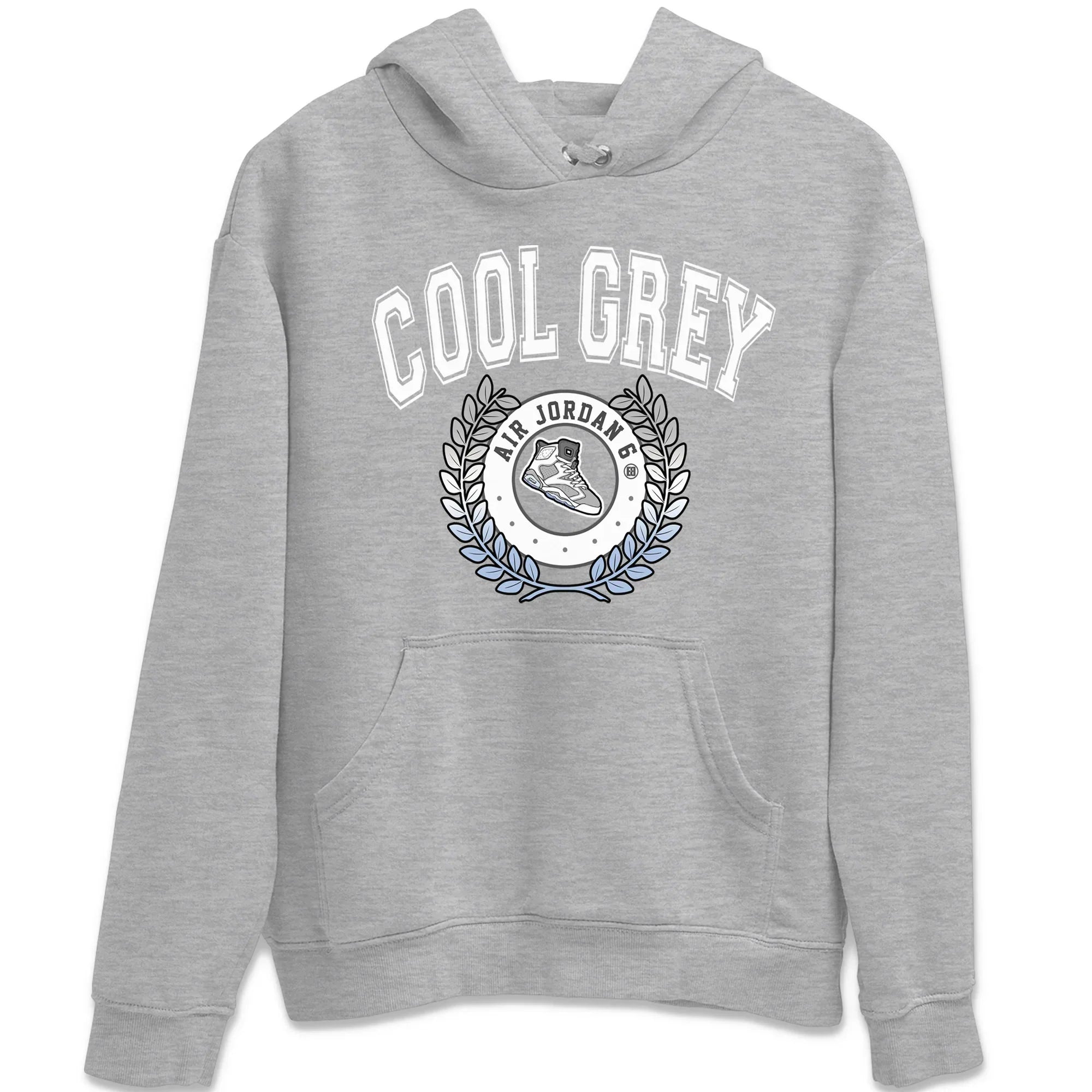 snkmatch Letter Unisex Tops - Air Jordan 6 Cool Grey