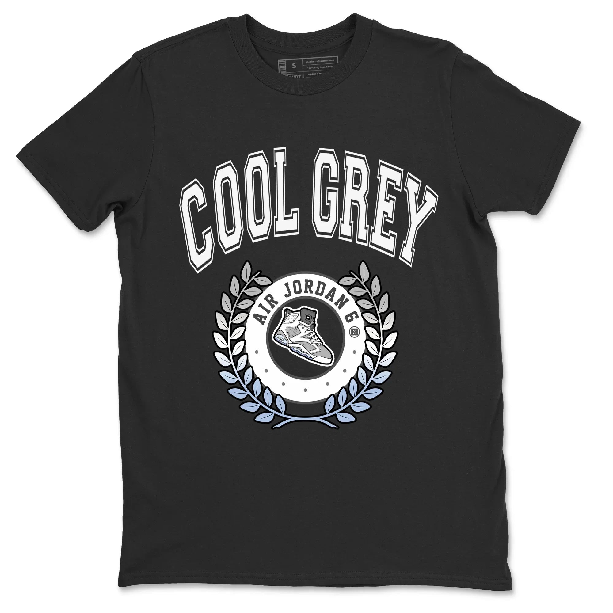 snkmatch Letter Unisex Tops - Air Jordan 6 Cool Grey
