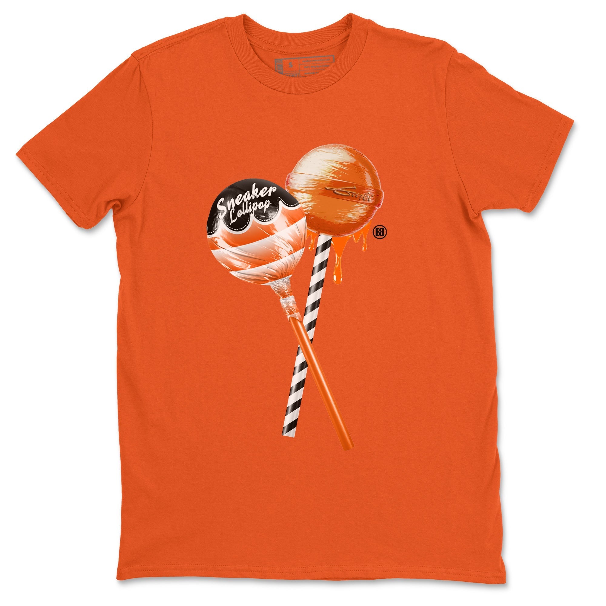 snkmatch Lollipops Unisex Tops - Air Jordan 12 Brilliant Orange