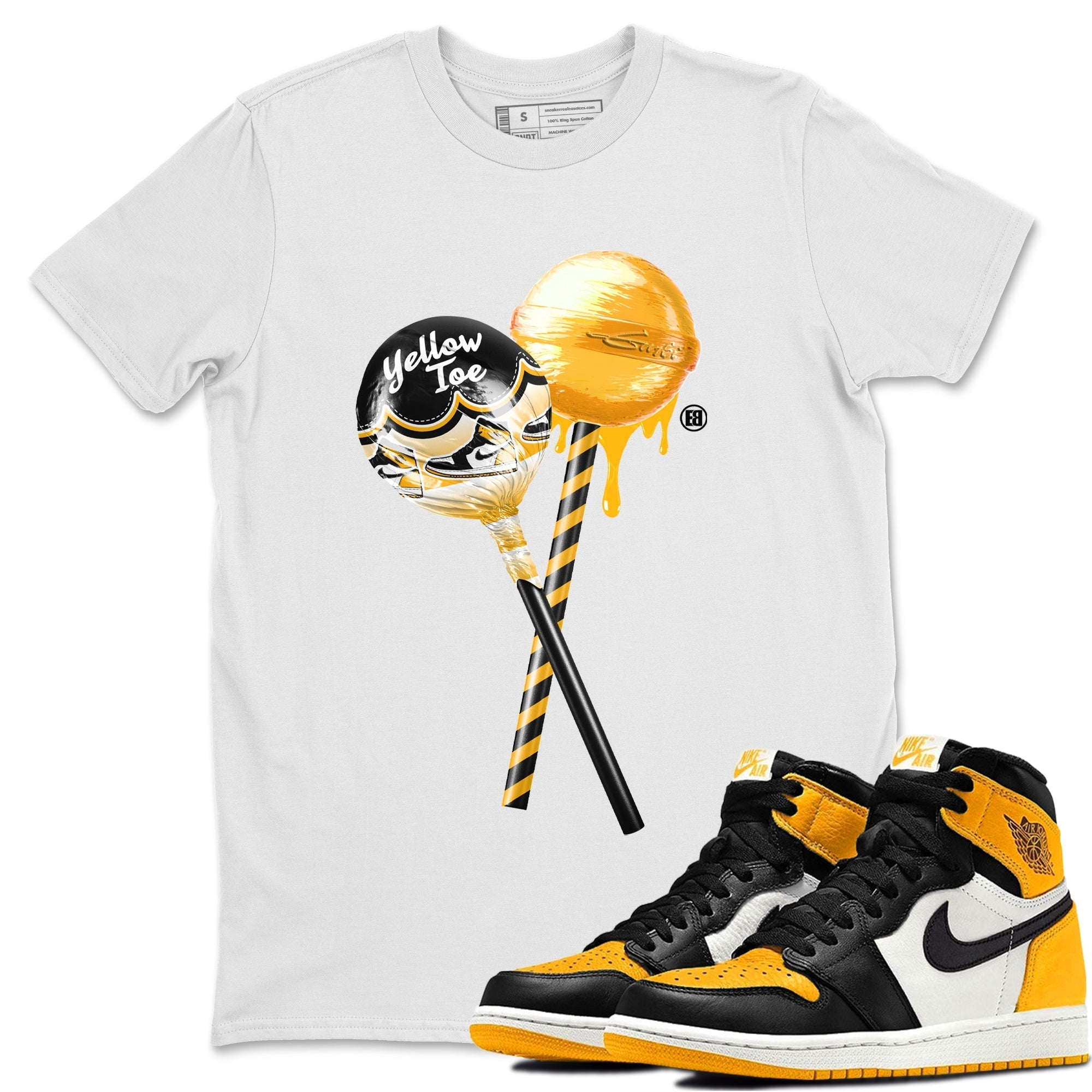 snkmatch Lollipops Unisex Tops - Air Jordan 1 Taxi