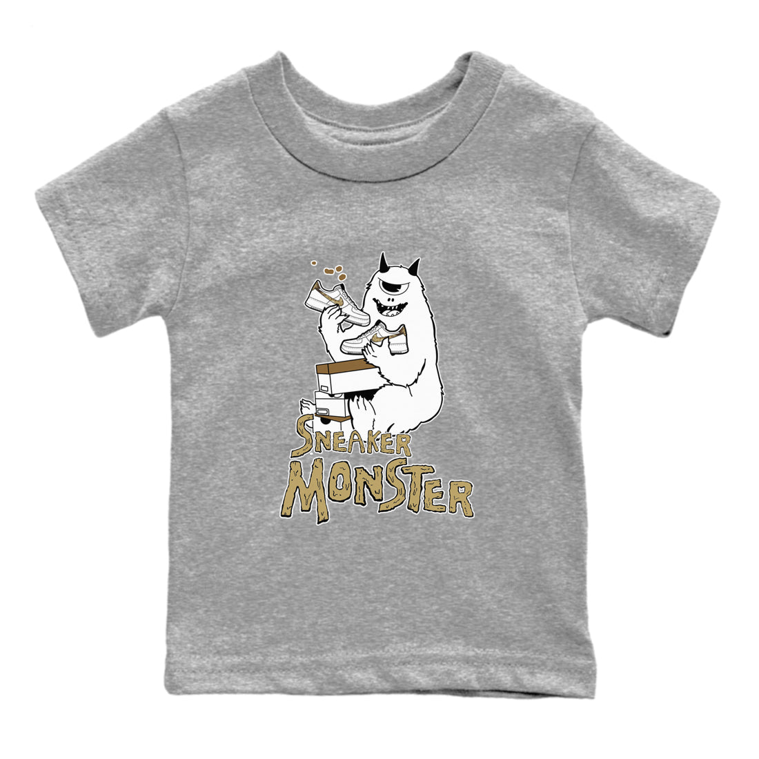 snkmatch Monster snkmatch Tees Kids - Air Force 1 Ivory Snake