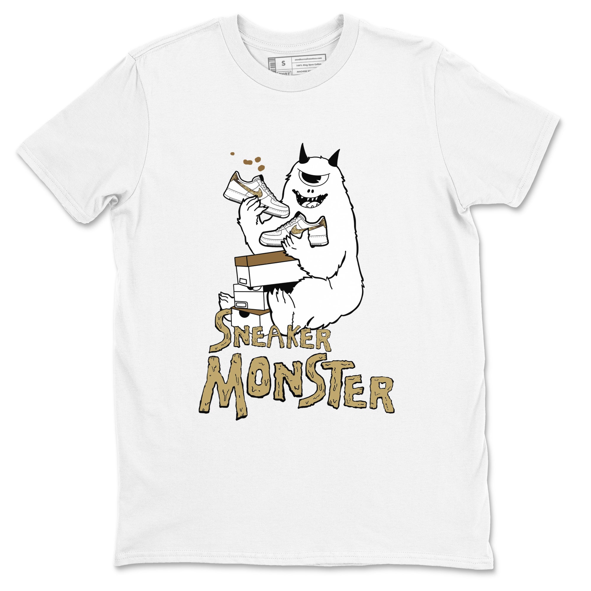 snkmatch Monster snkmatch Tees - Air Force 1 Ivory Snake