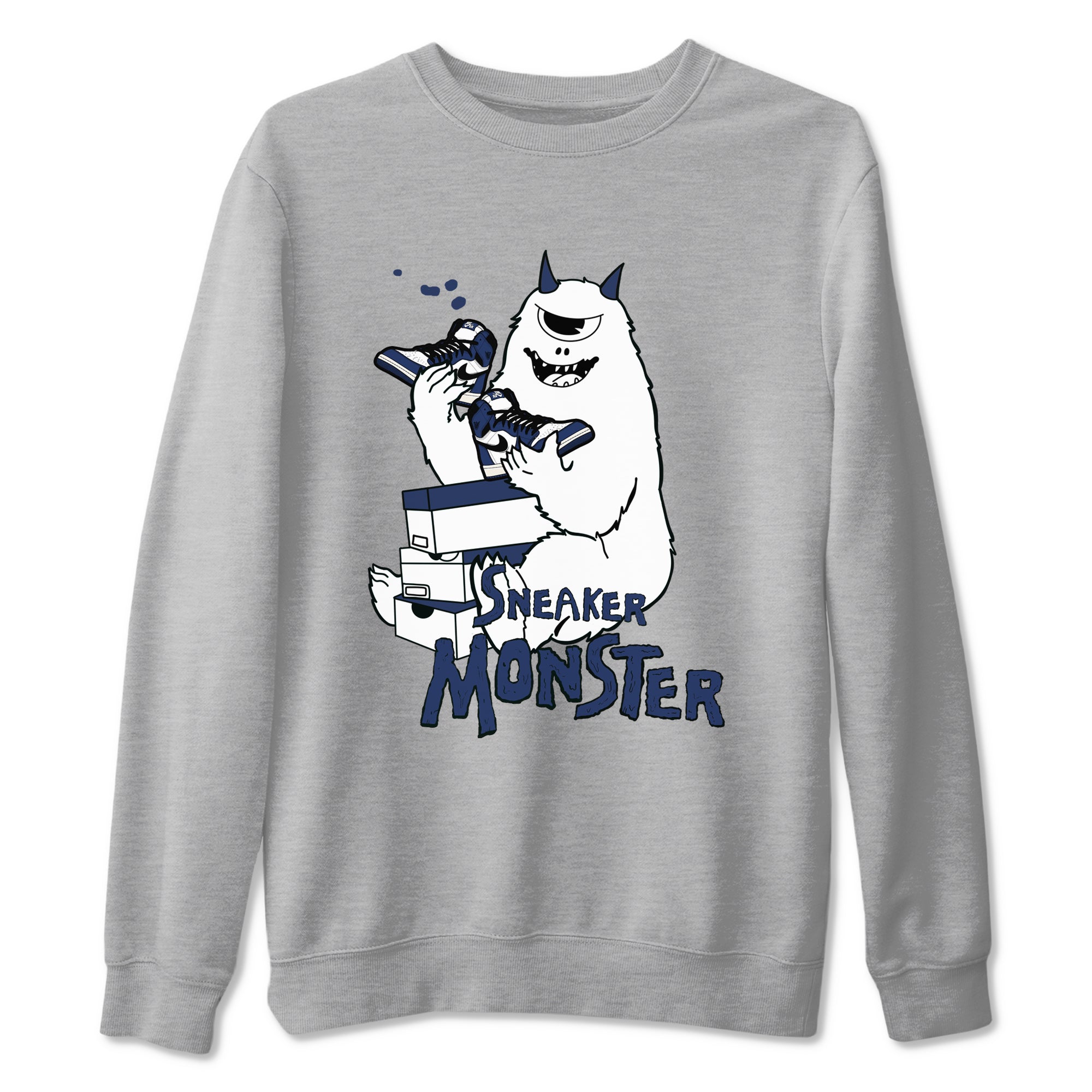 snkmatch Monster snkmatch Tees - Air Jordan 1 Midnight Navy