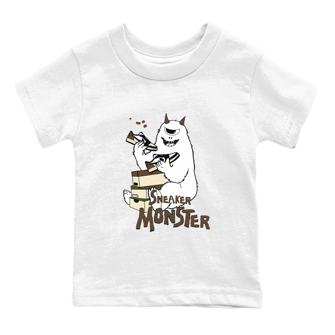 snkmatch Monster snkmatch Tees Kids - Air Jordan 1 Mocha