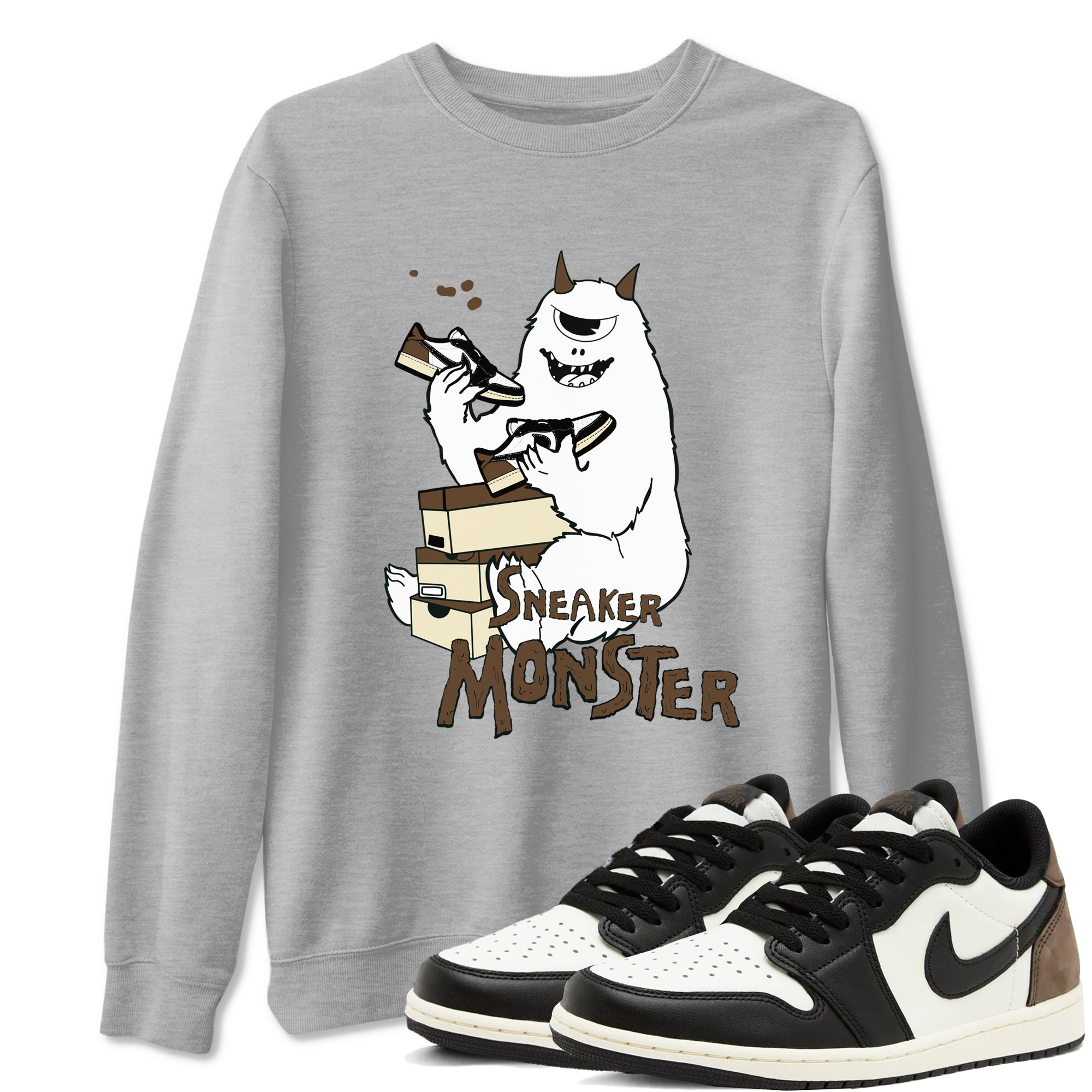 snkmatch Monster snkmatch Tees - Air Jordan 1 Mocha