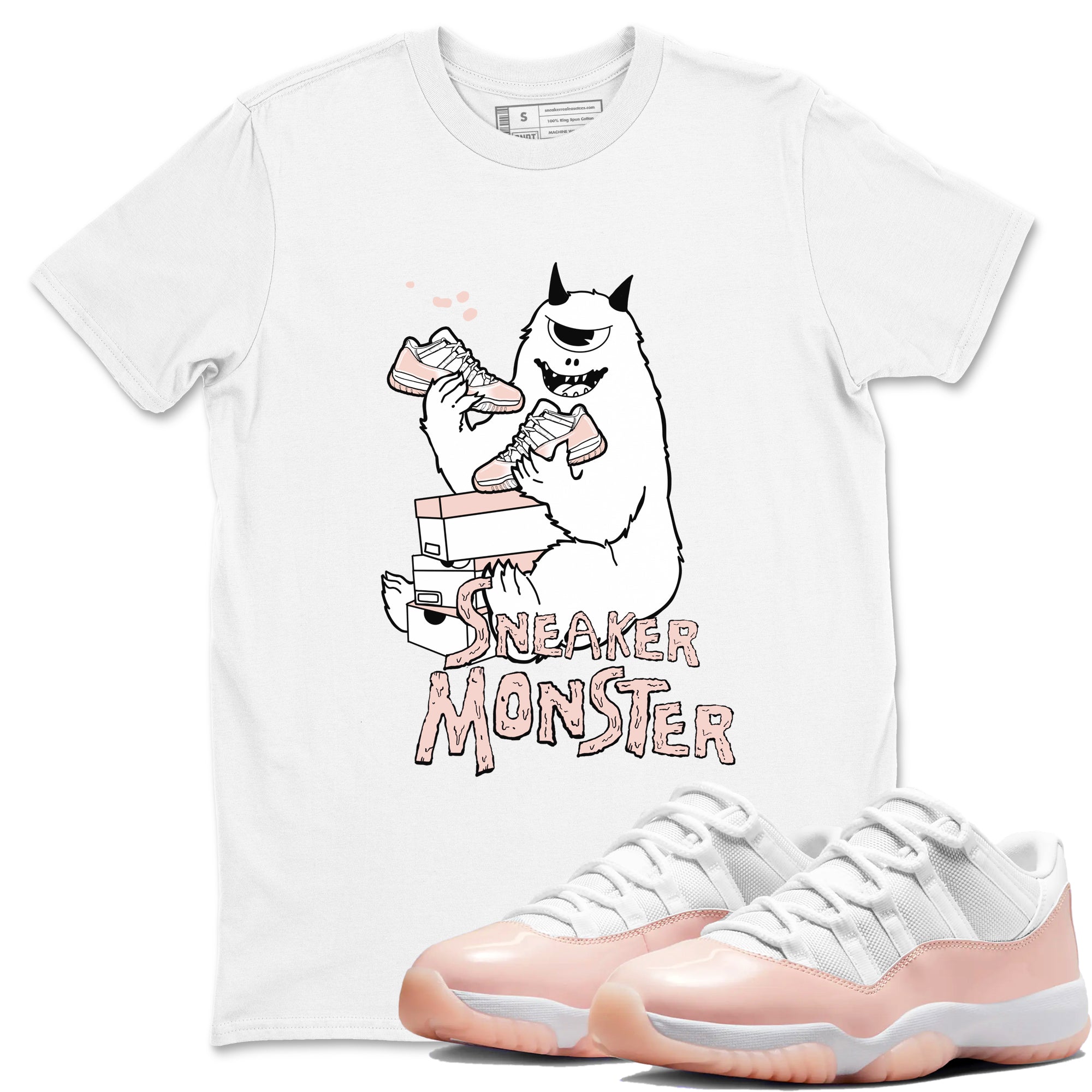 snkmatch Monster snkmatch Tees - Air Jordan 11 Legend Pink