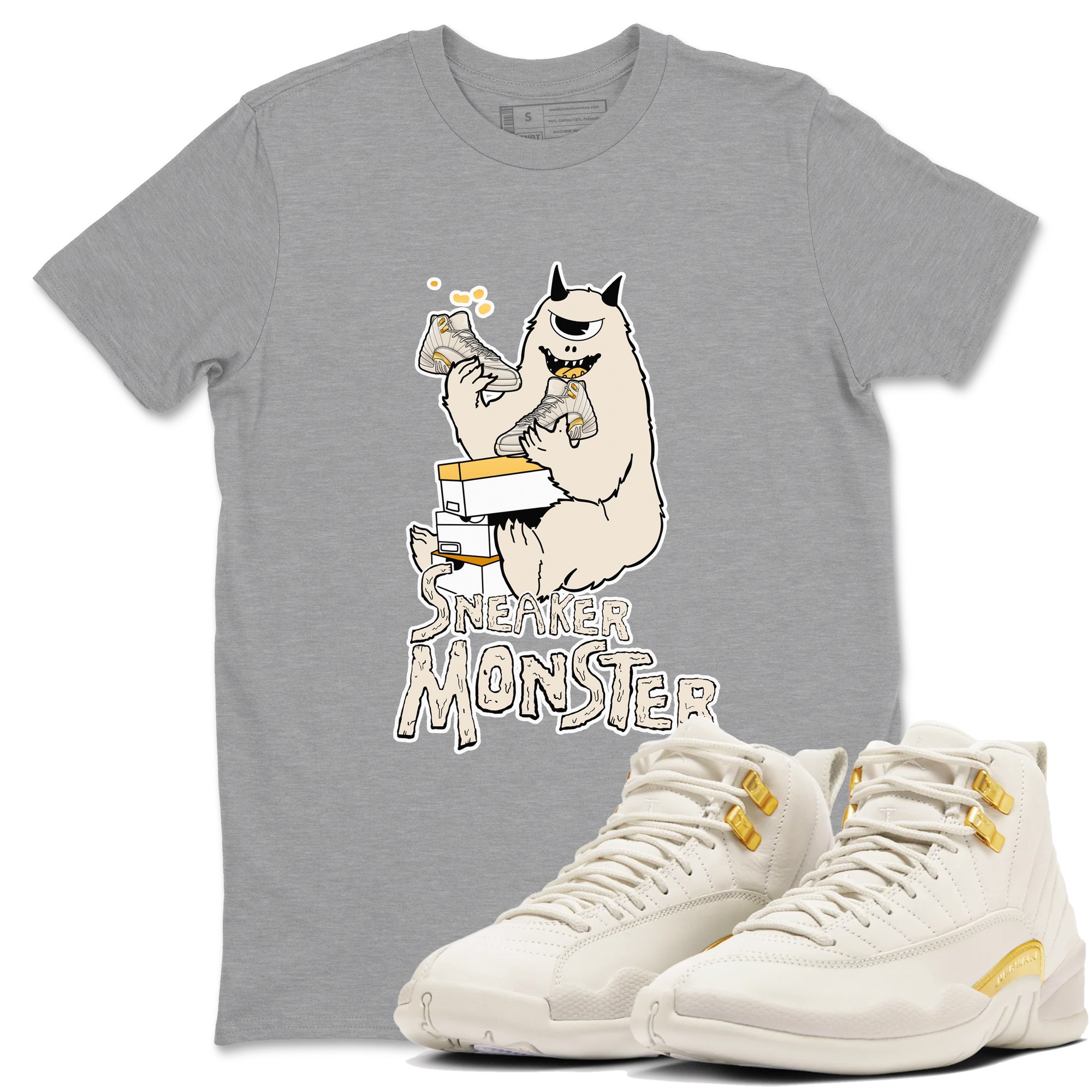 snkmatch Monster snkmatch Tees - Air Jordan 12 Phantom