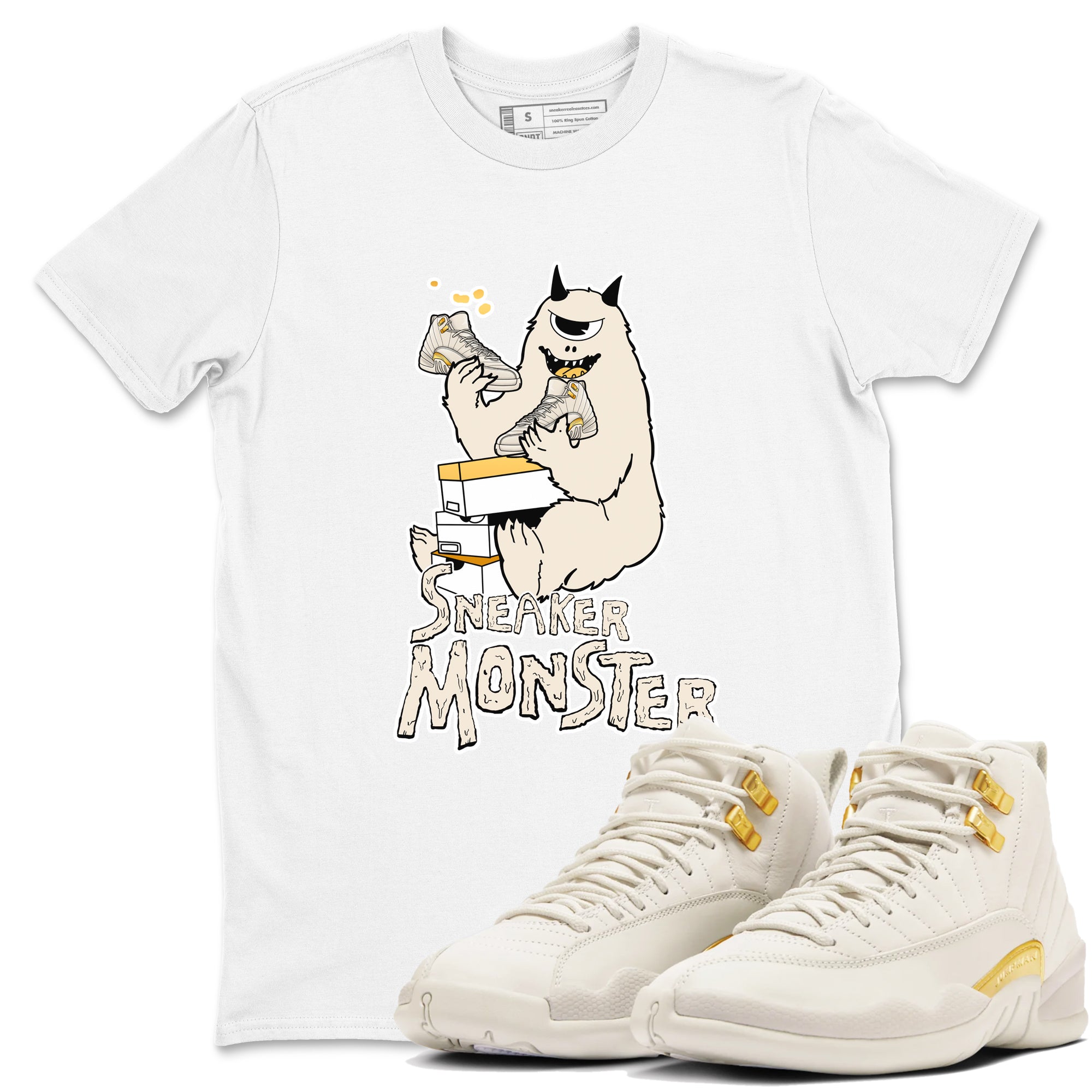 snkmatch Monster snkmatch Tees - Air Jordan 12 Phantom