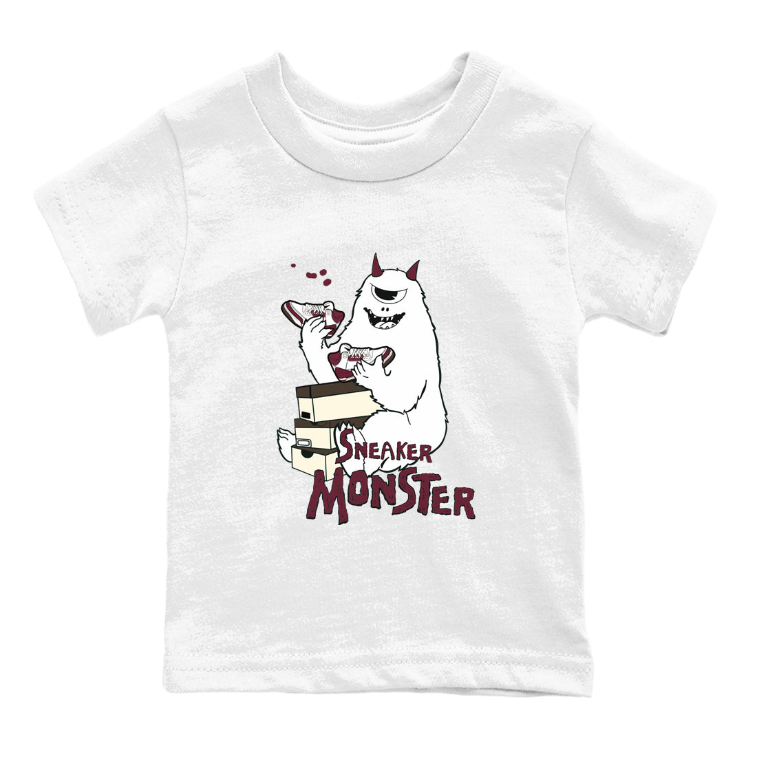 snkmatch Monster snkmatch Tees Kids - Air Jordan 3 A Ma Maniere x Burgundy Crush