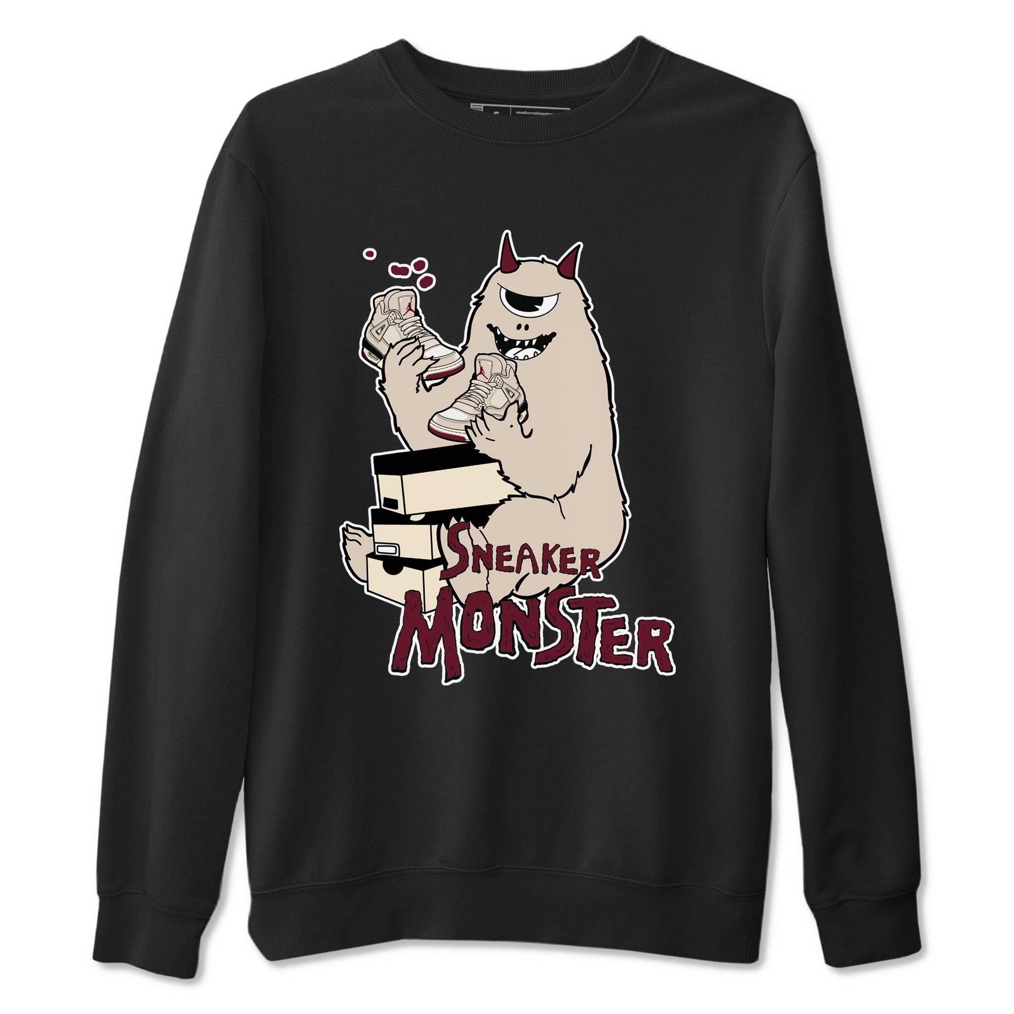 snkmatch Monster snkmatch Tees - Air Jordan 4 A Ma Maniere x Fossil Stone