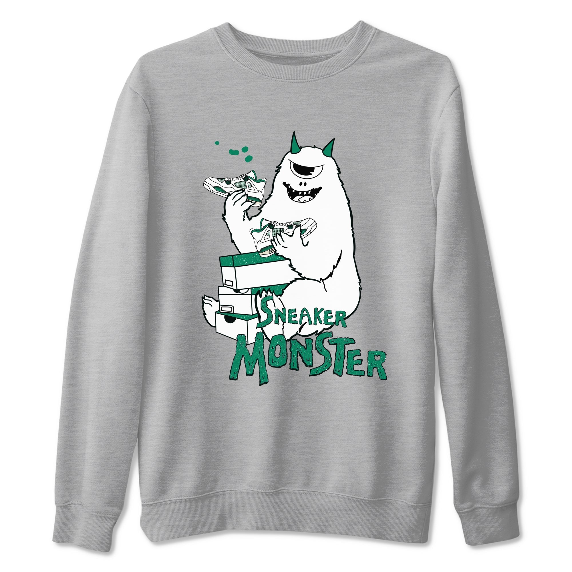 snkmatch Monster snkmatch Tees - Air Jordan 4 Oxidized Green