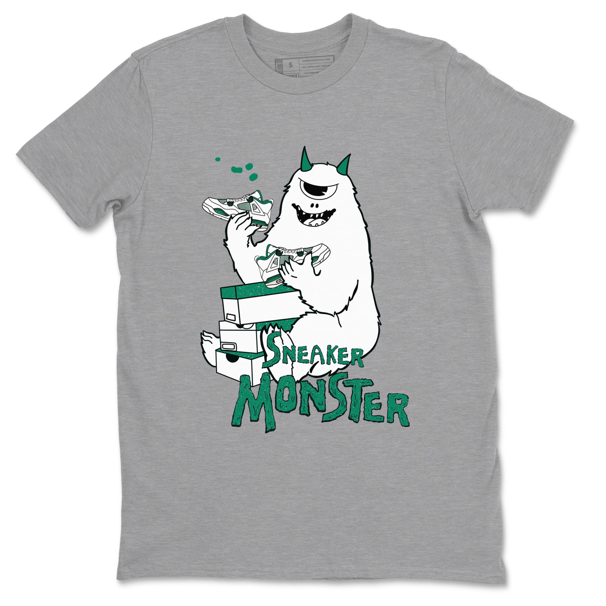 snkmatch Monster snkmatch Tees - Air Jordan 4 Oxidized Green