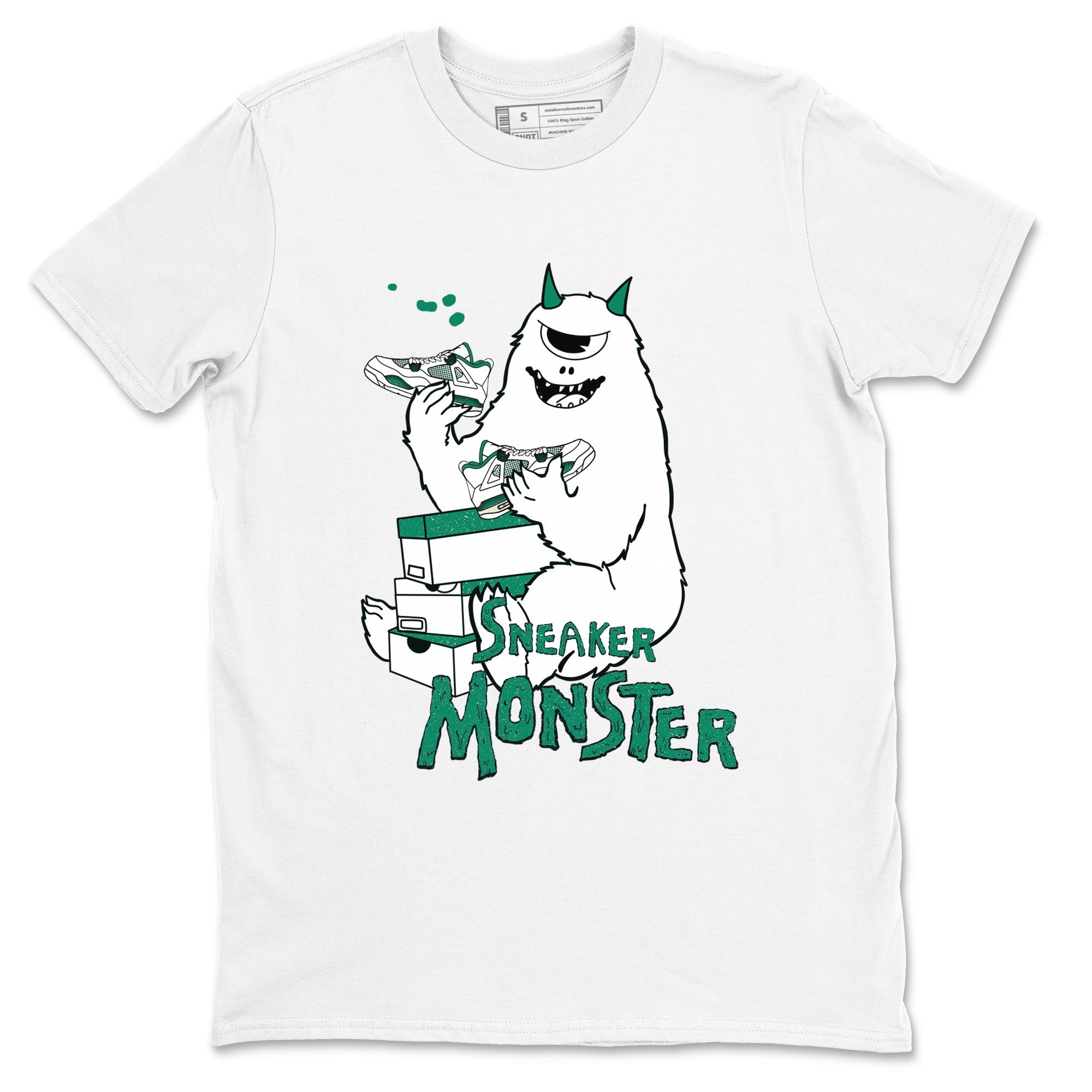 snkmatch Monster snkmatch Tees - Air Jordan 4 Oxidized Green
