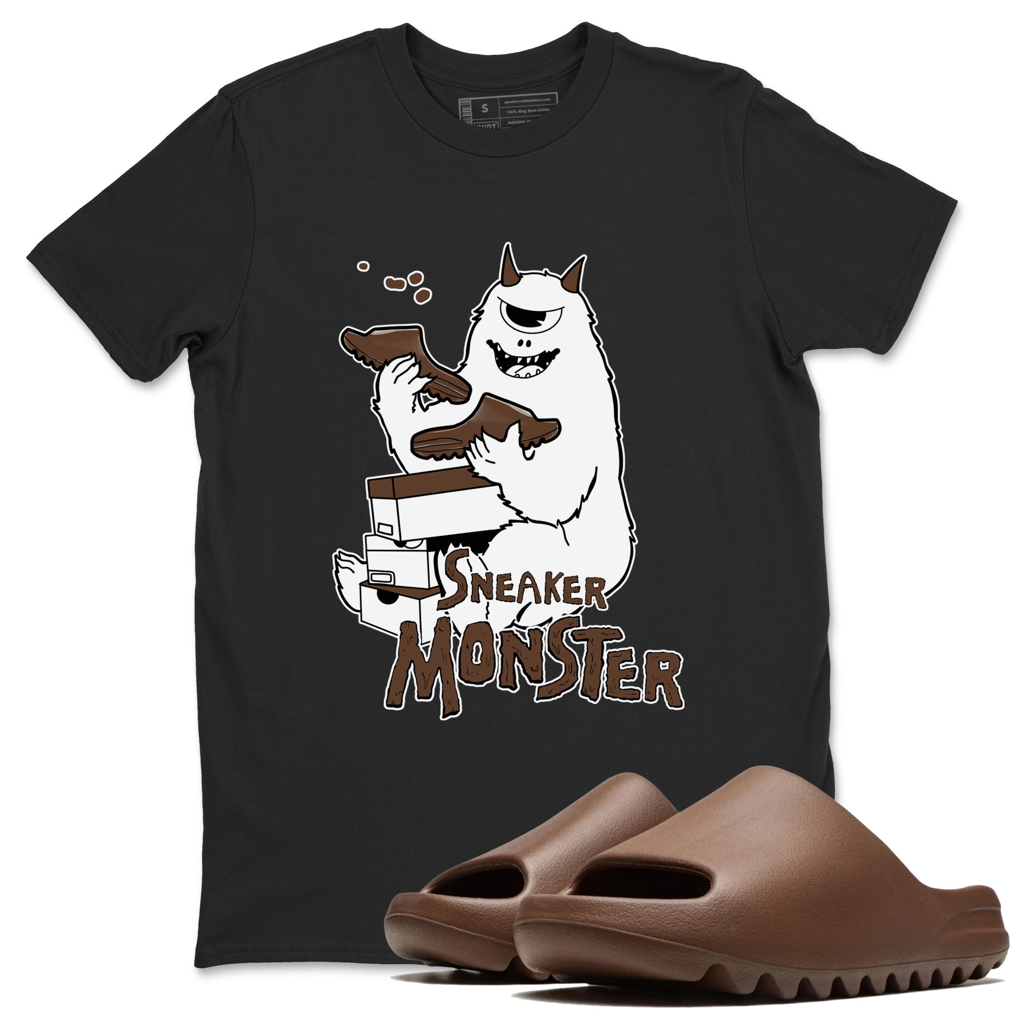 snkmatch Monster snkmatch Tees - Yeezy Slide Flax