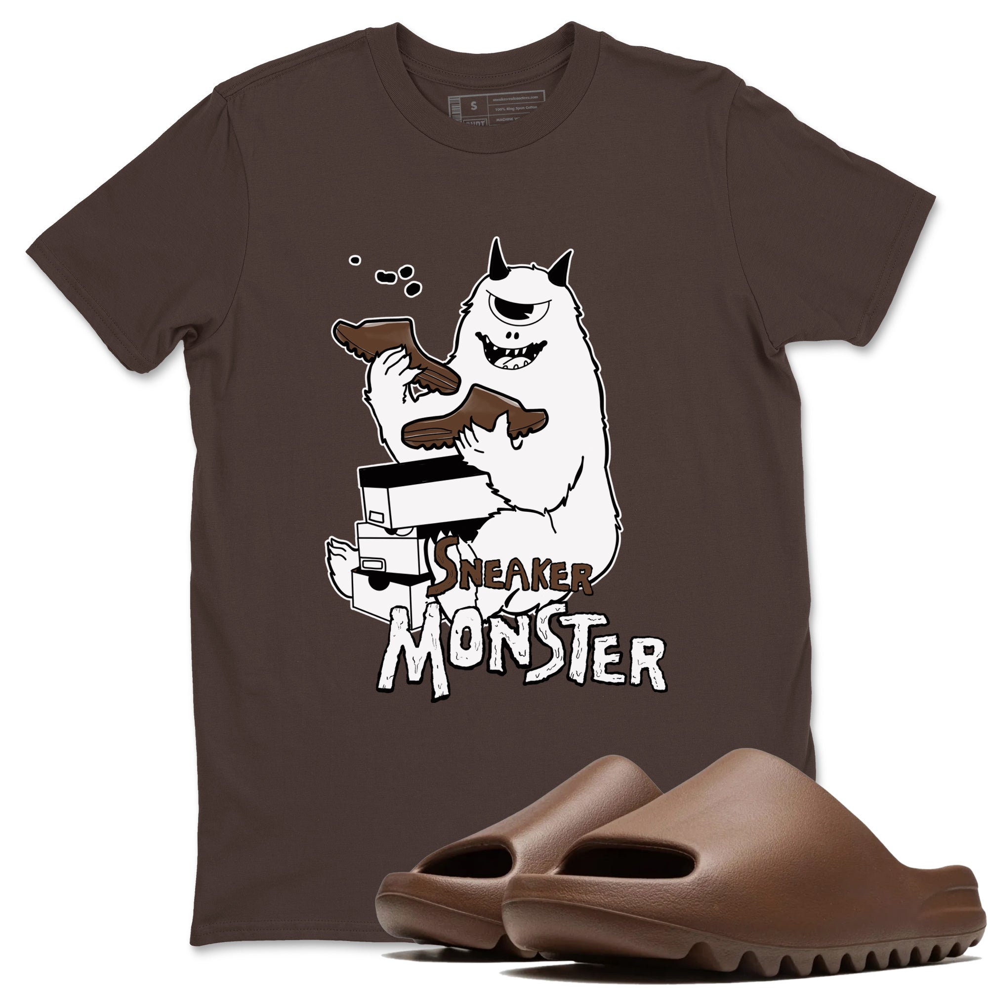 snkmatch Monster snkmatch Tees - Yeezy Slide Flax
