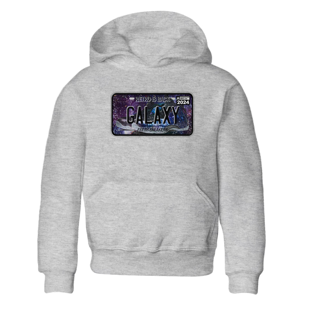 snkmatch Plate snkmatch Tees Kids - Air Foamposite One Galaxy
