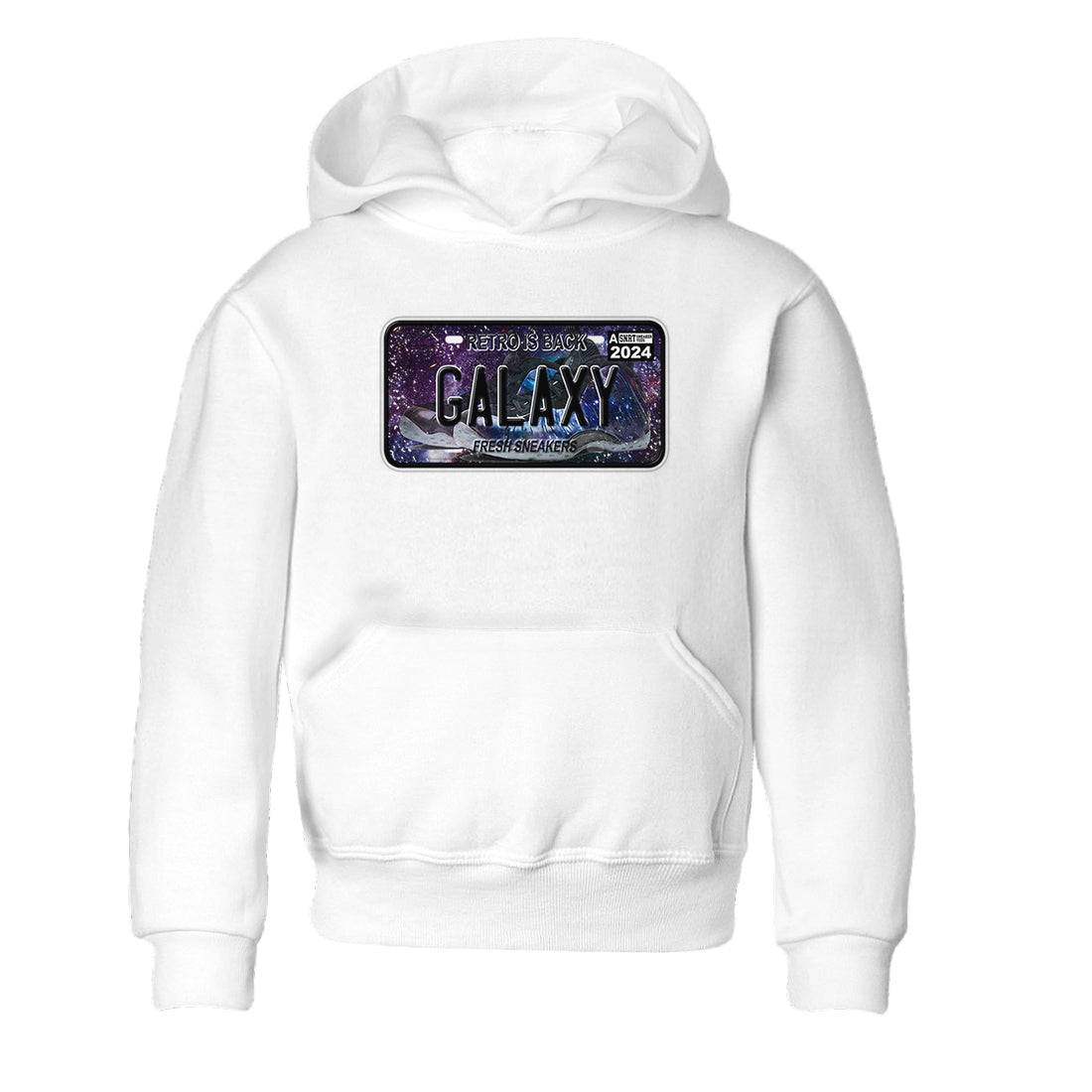 snkmatch Plate snkmatch Tees Kids - Air Foamposite One Galaxy