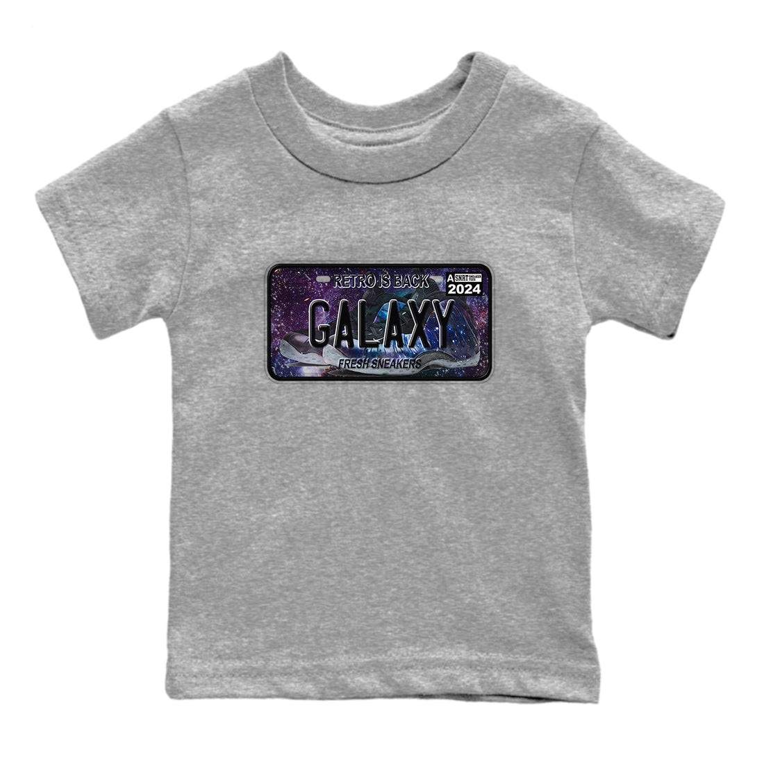 snkmatch Plate snkmatch Tees Kids - Air Foamposite One Galaxy