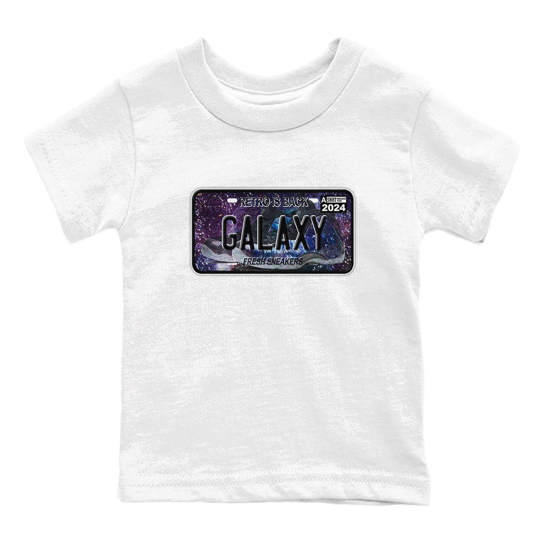snkmatch Plate snkmatch Tees Kids - Air Foamposite One Galaxy