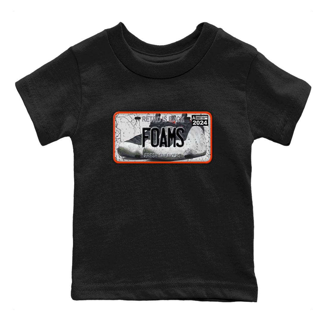 snkmatch Plate snkmatch Tees Kids - Air Foamposite One Jin