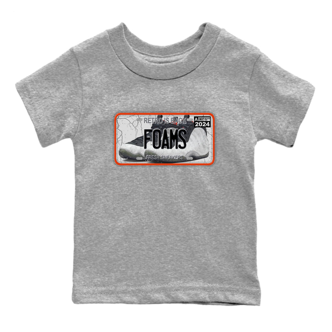 snkmatch Plate snkmatch Tees Kids - Air Foamposite One Jin